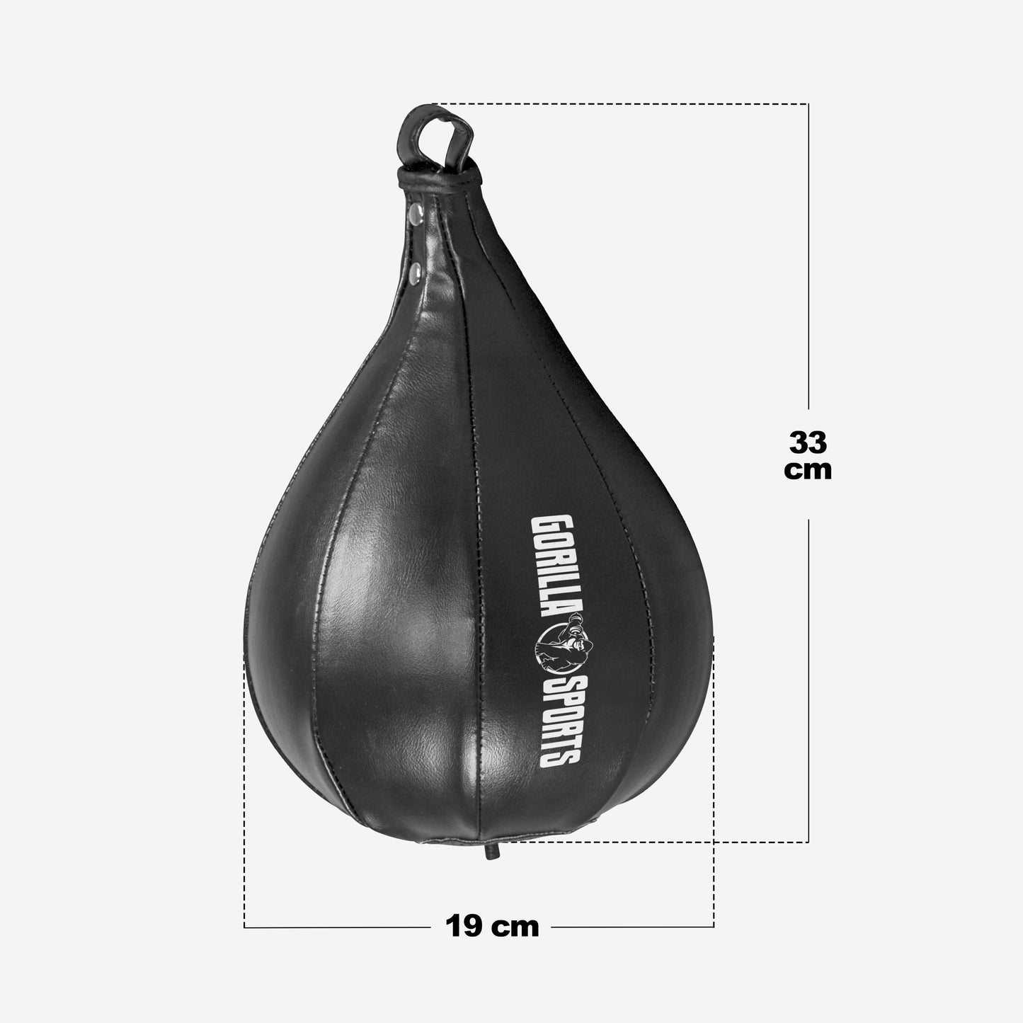 Punchingball schwarz - Gorilla Sports DE