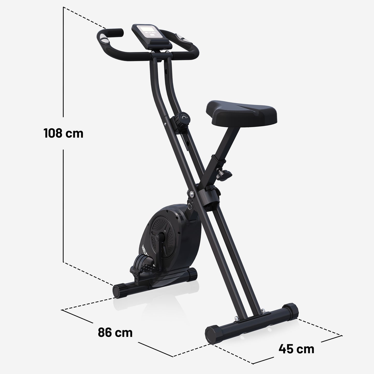 Heimtrainer Fahrrad klappbar