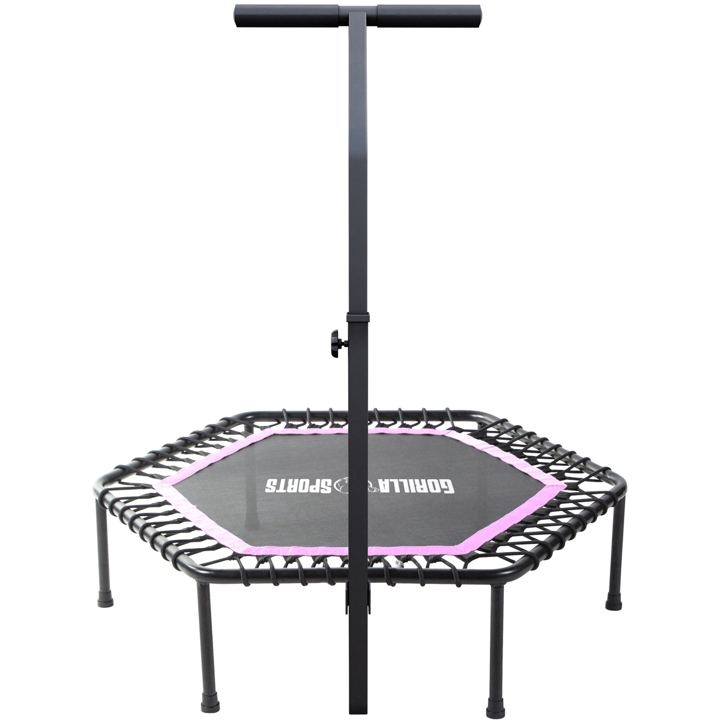Fitness Trampolin mit Haltestange