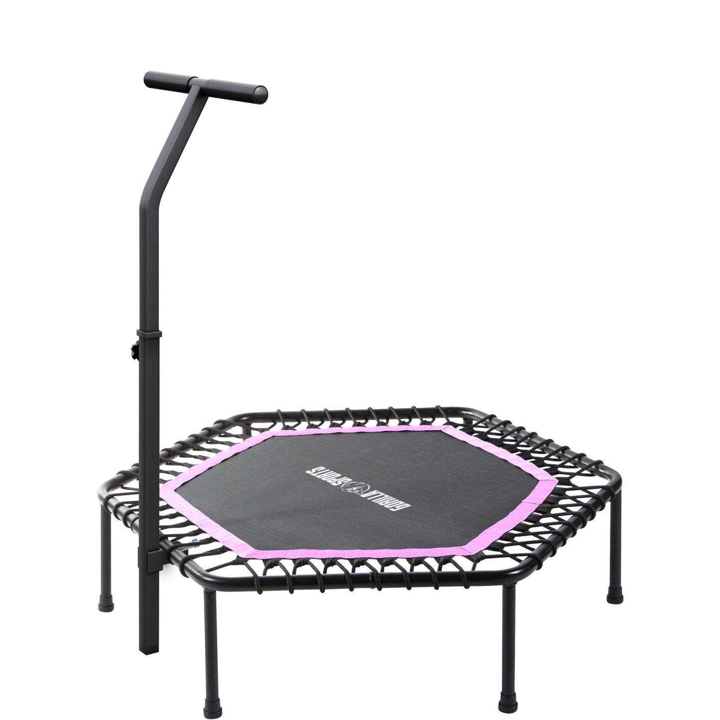 Fitness Trampolin mit Haltestange