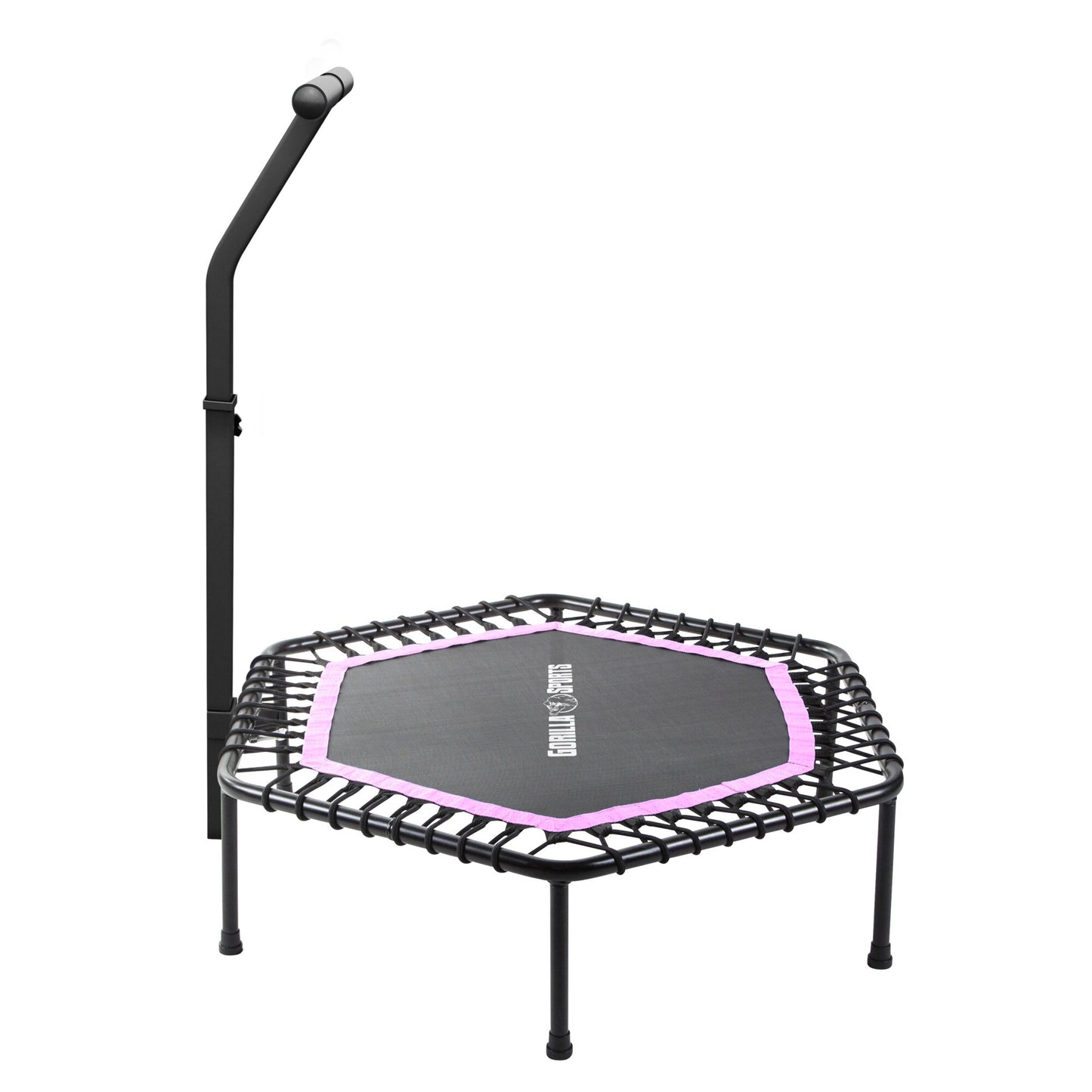 Fitness Trampolin mit Haltestange