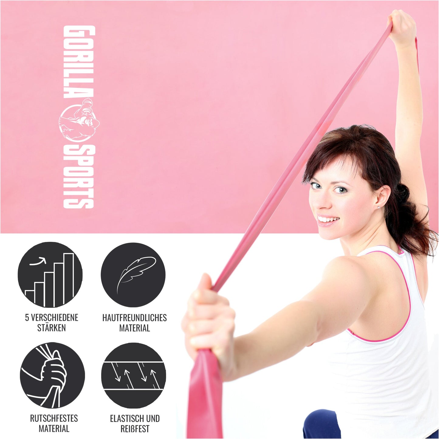 Widerstandsbänder Latex 120 - 200 cm