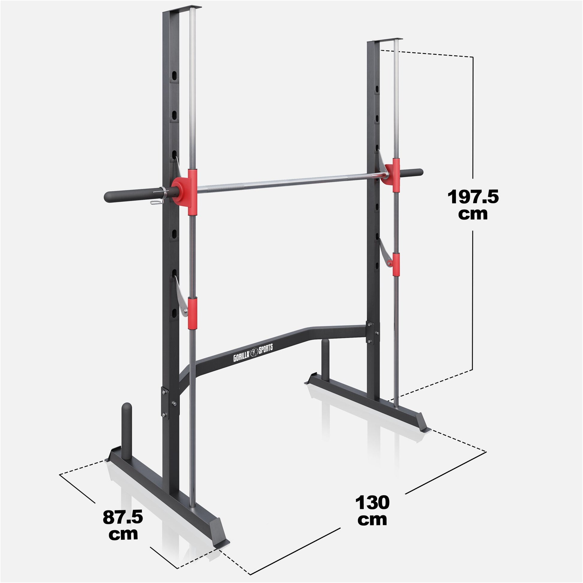 Multipresse Rack in Schwarz - Gorilla Sports DE