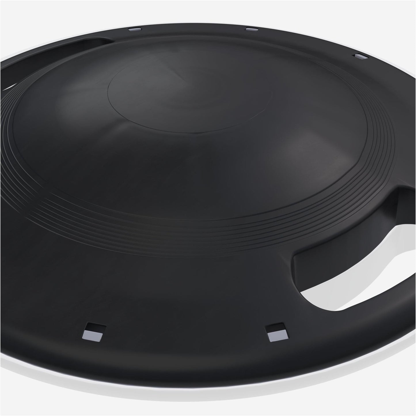 Balance Board mit Griffen in Schwarz/Dunkelgrau
