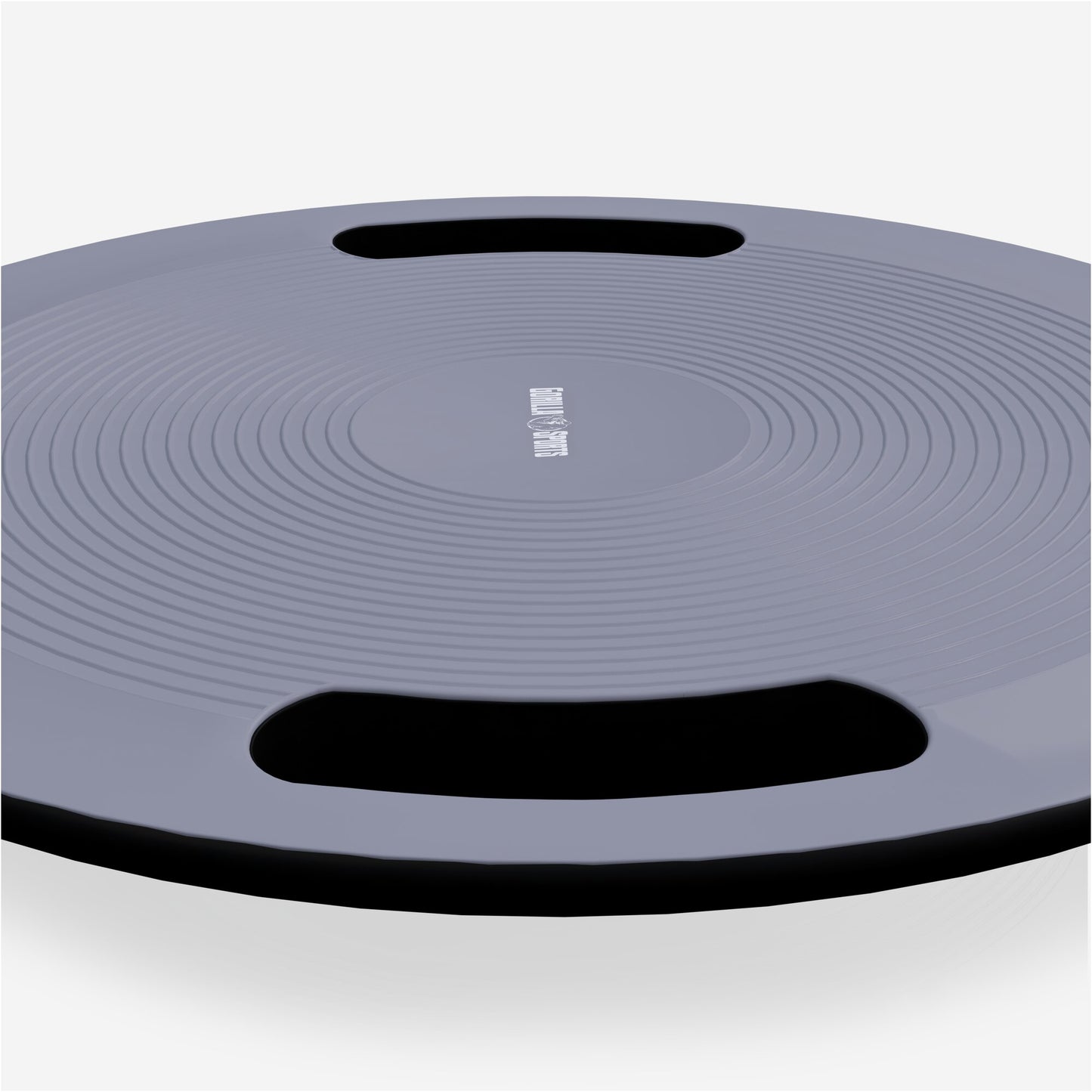 Balance Board mit Griffen in Schwarz/Dunkelgrau