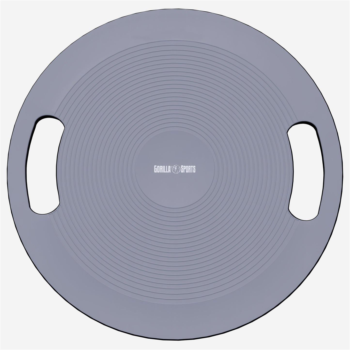 Balance Board mit Griffen in Schwarz/Dunkelgrau