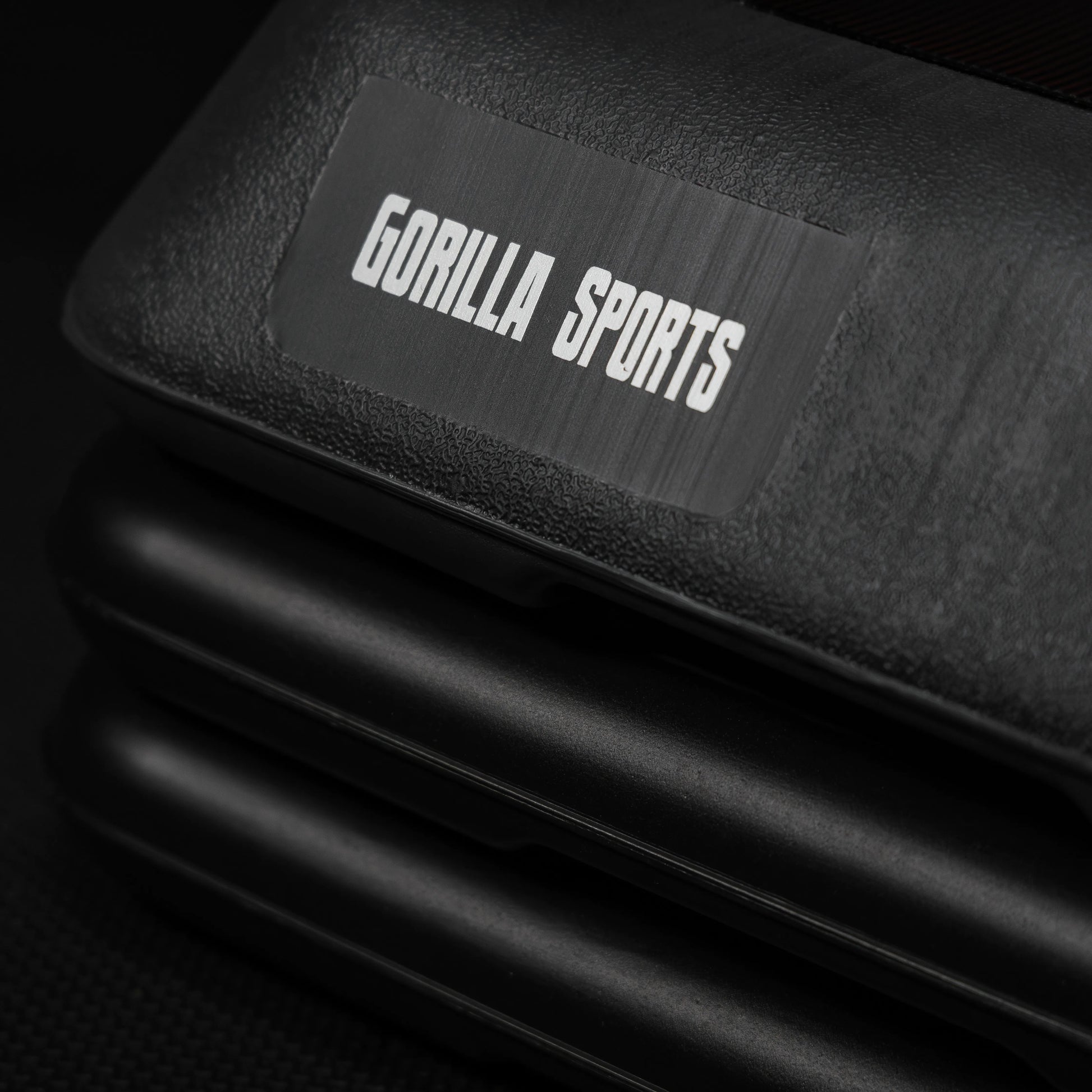 Steppbrett mit Gummimatte Schwarz/Dunkelgrau - Gorilla Sports DE