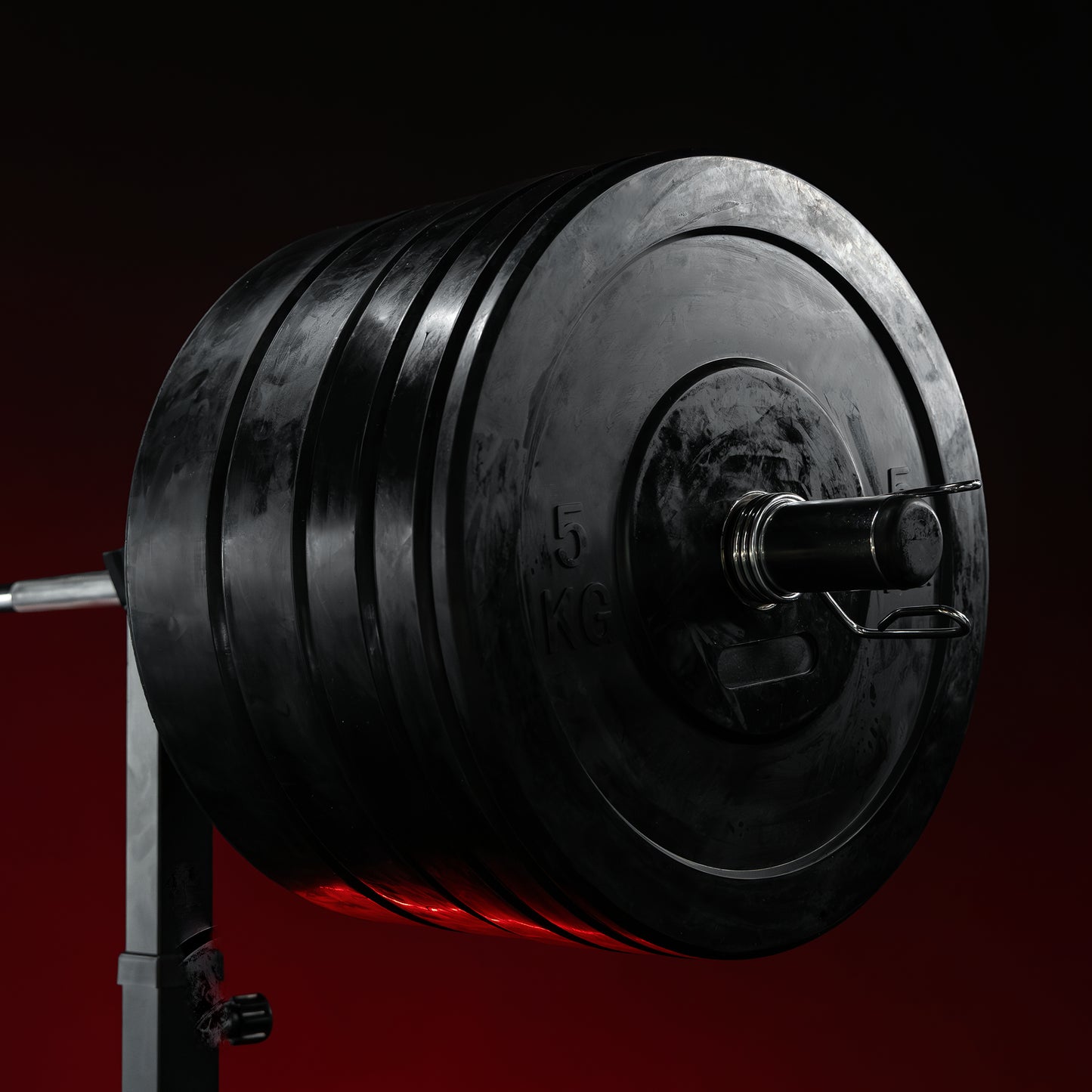 Squat Rack verstellbar in Höhe und Breite inkl, Olympia Bumper Plate Langhantel Set 170 kg
