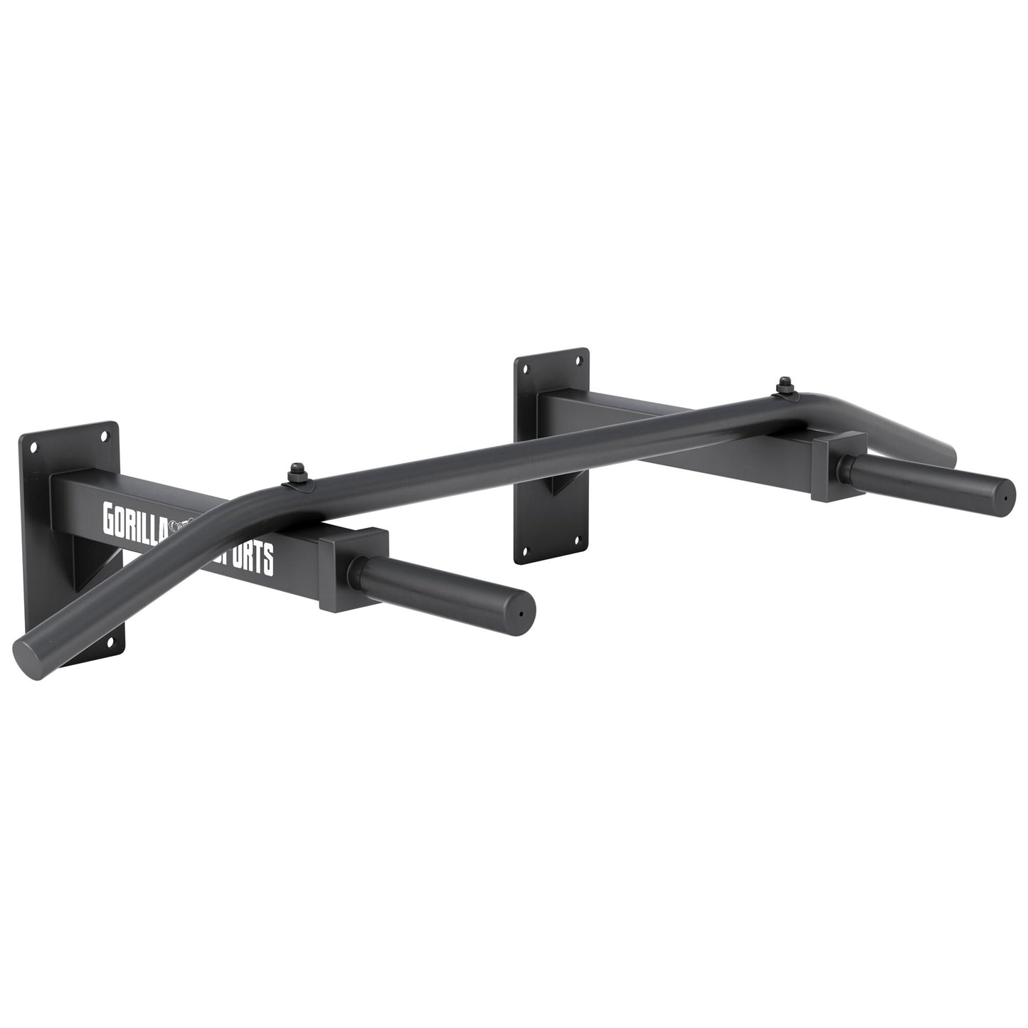 Klimmzugset (Klimmzugstange + Resistance Band) weiß und schwarz - Gorilla Sports DE