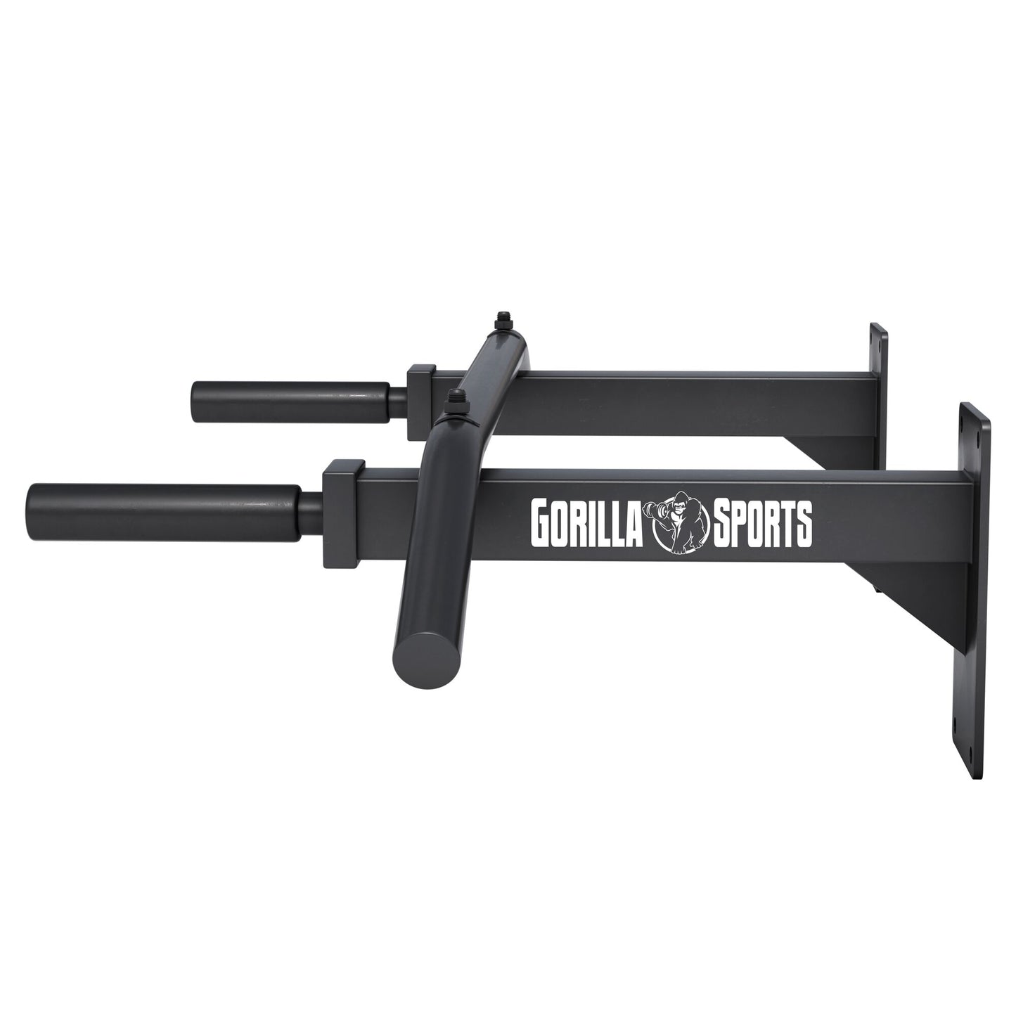 Klimmzugset (Klimmzugstange + Resistance Band) weiß und schwarz - Gorilla Sports DE
