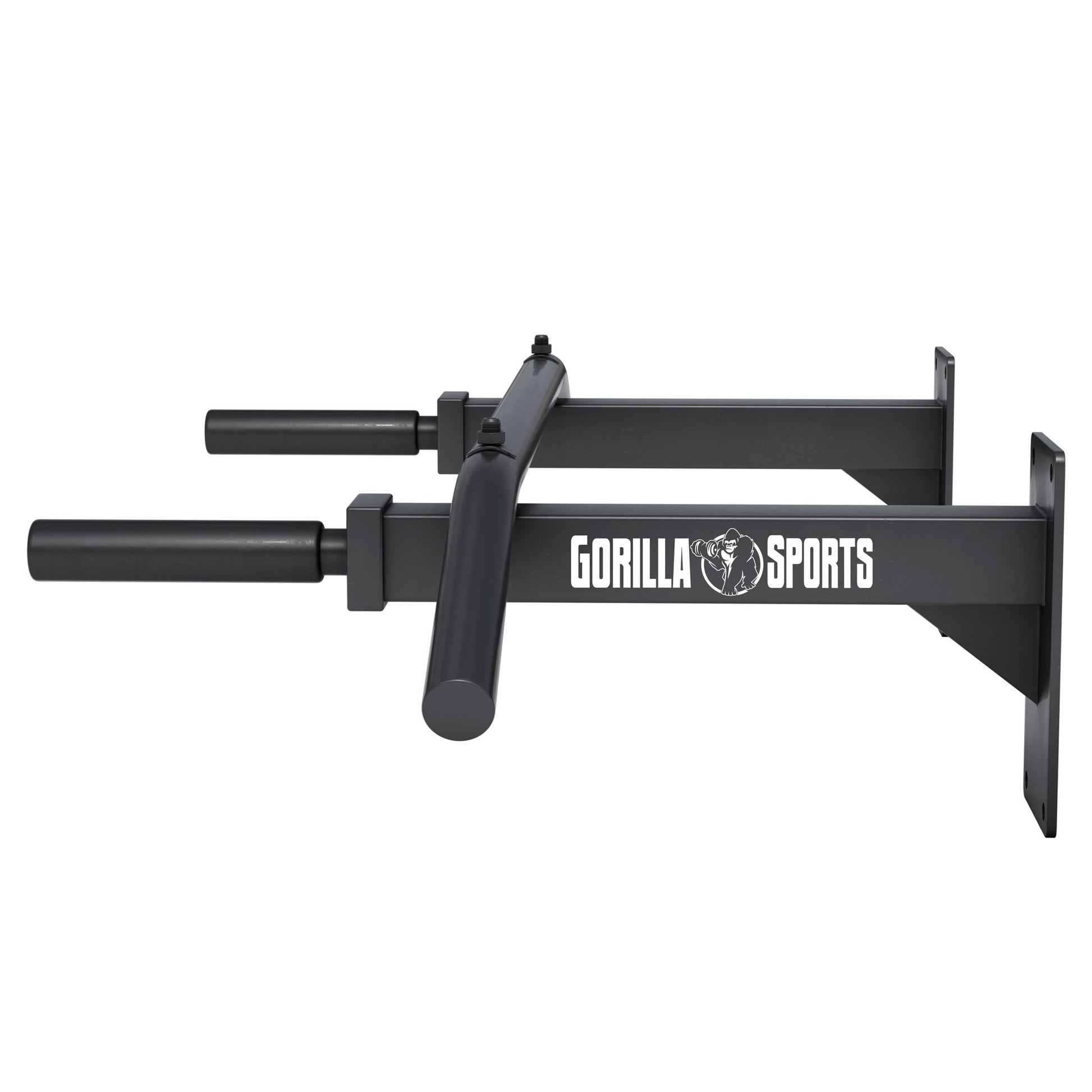 Klimmzugset (Klimmzugstange + Resistance Band) weiß und schwarz - Gorilla Sports DE