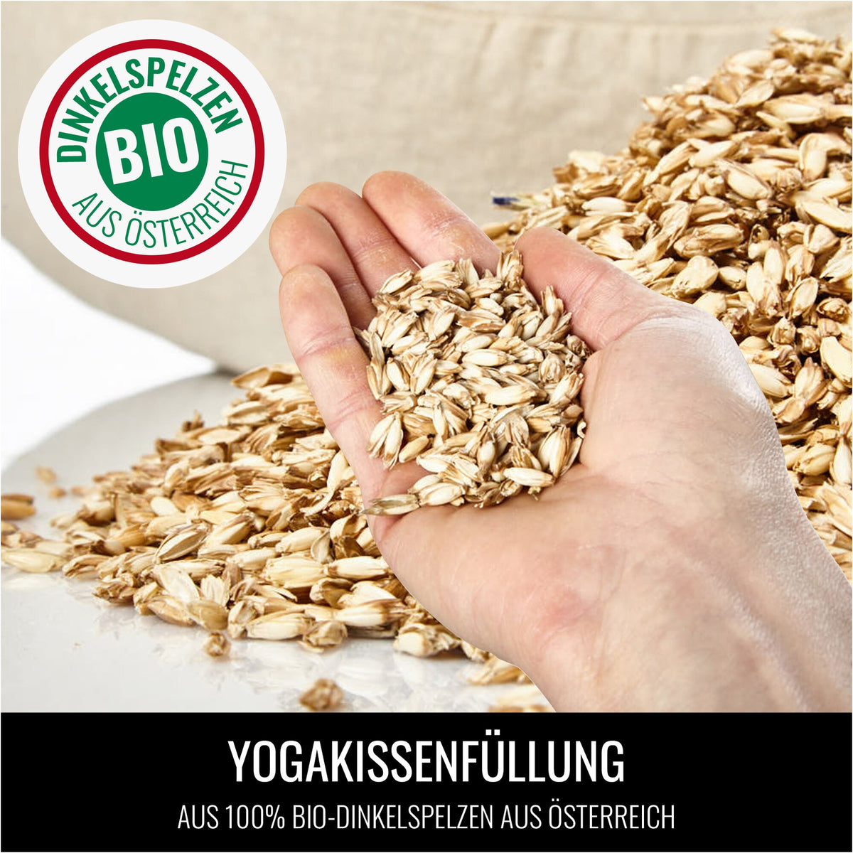 Yoga Halbmondkissen in verschiedenen Farben - Gorilla Sports DE
