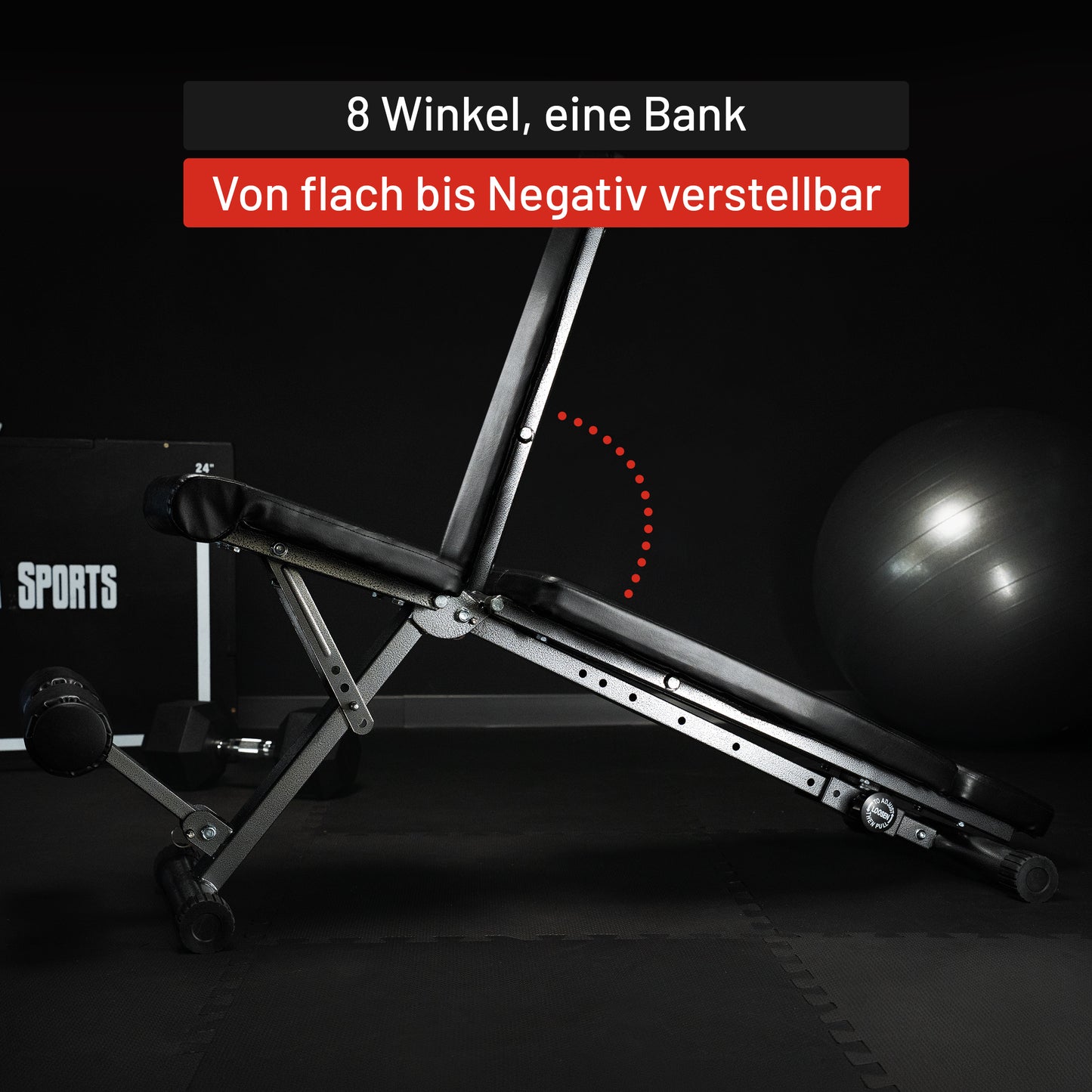 Hantelbank faltbar