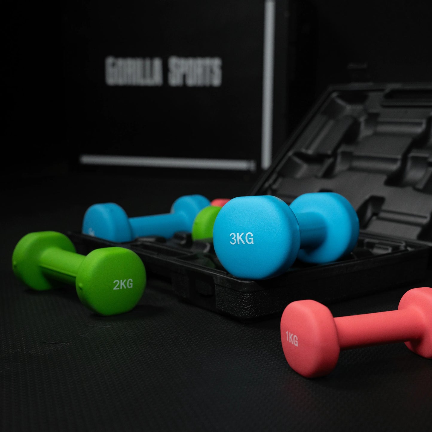 Aerobic Hantelkoffer 12 kg - Gorilla Sports DE