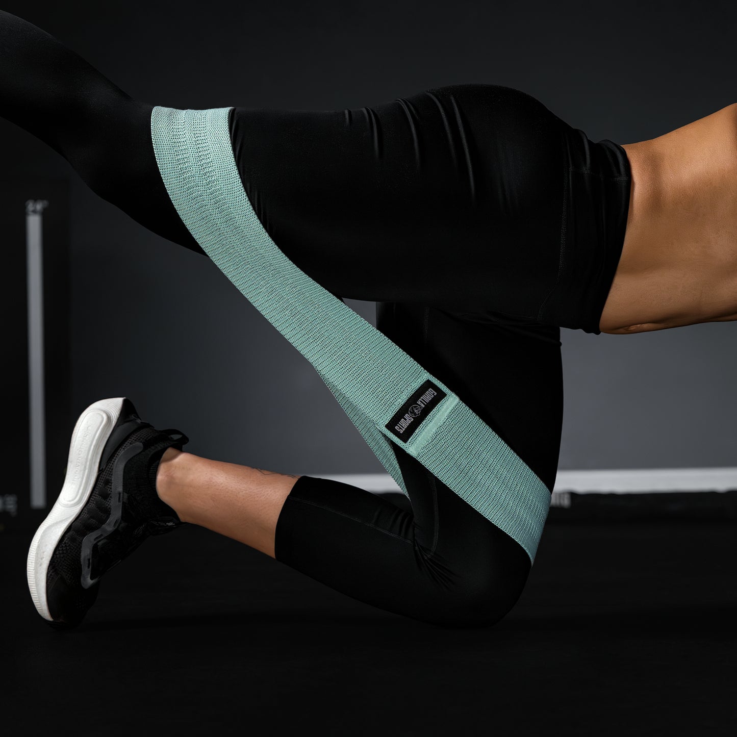Resistance Band 3er Set aus Stoff inkl, Tragebeutel