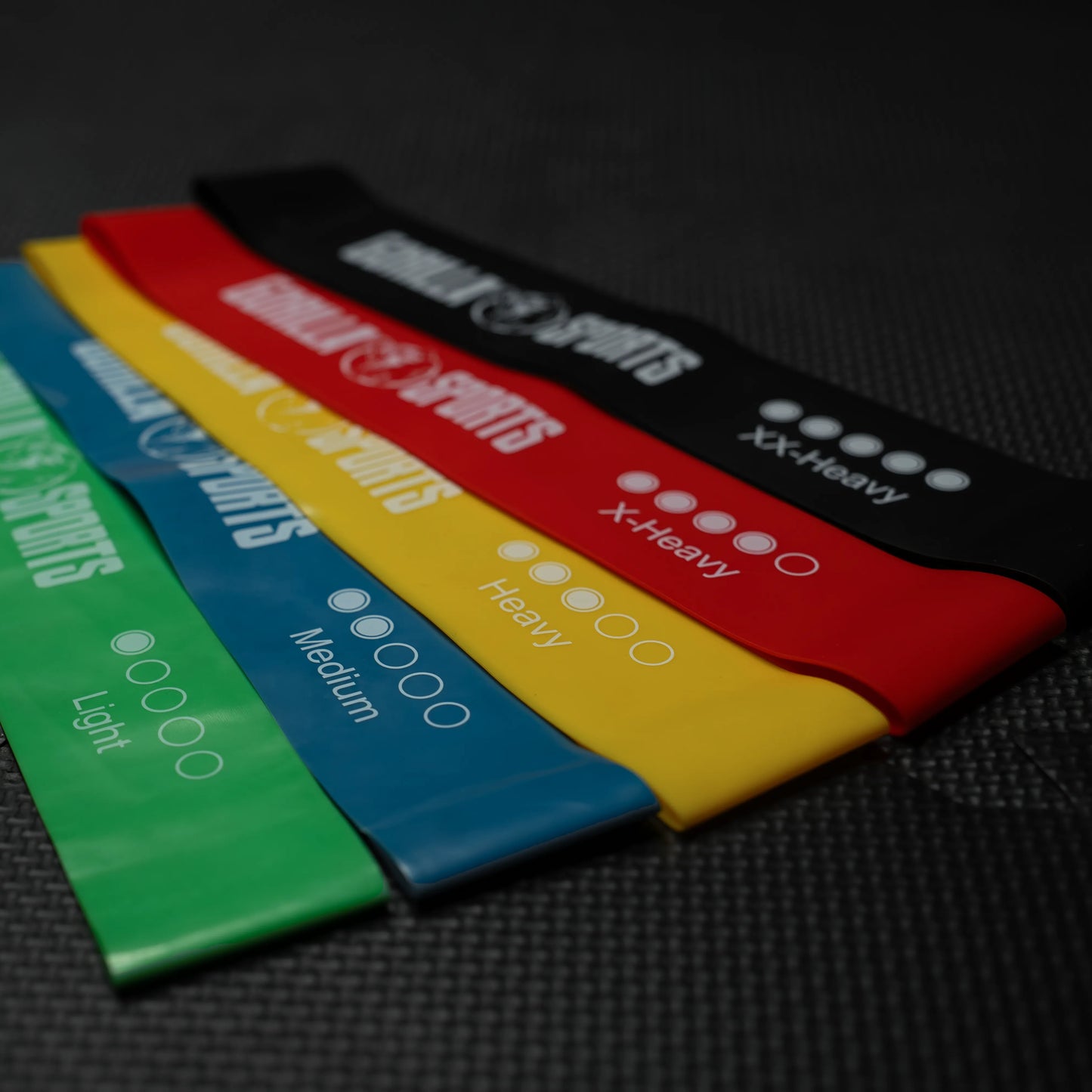 Resistance Band Set inkl. Tragebeutel - Gorilla Sports DE