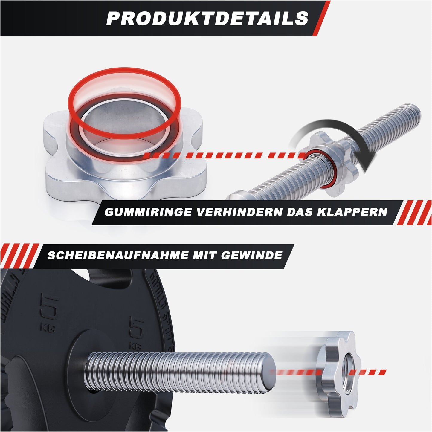 Kraftstation Universal inkl. Hantelset Kunststoff Gripper 100 kg