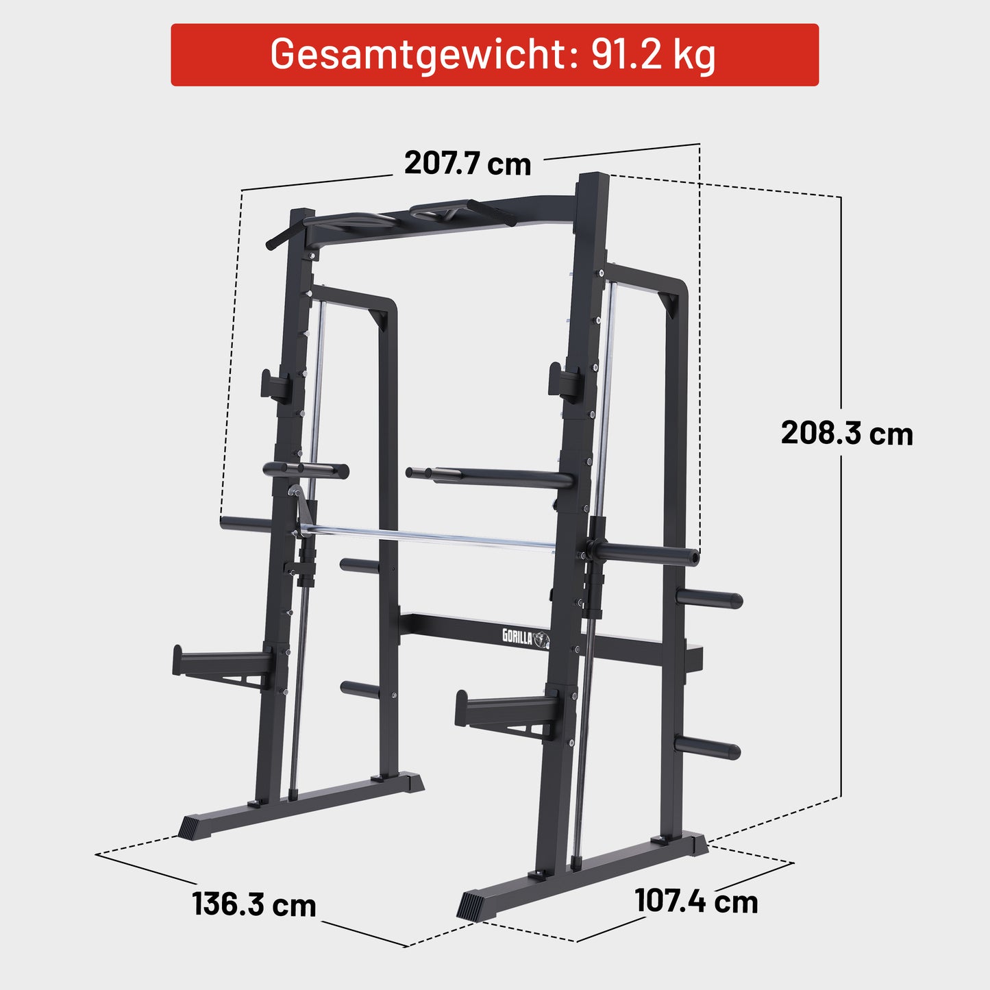 Smith Machine Half Rack