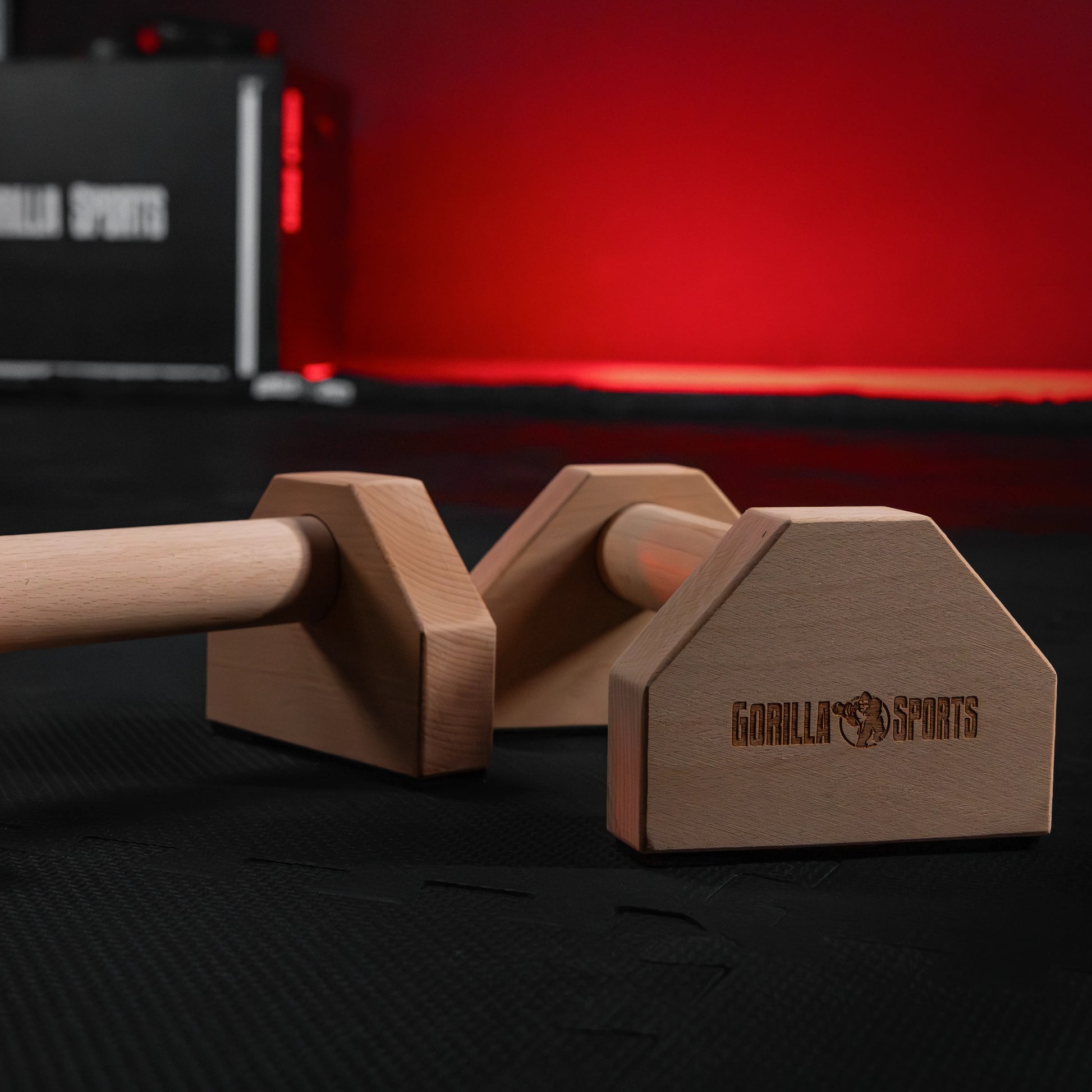 Liegestützgriffe aus Holz - Gorilla Sports DE