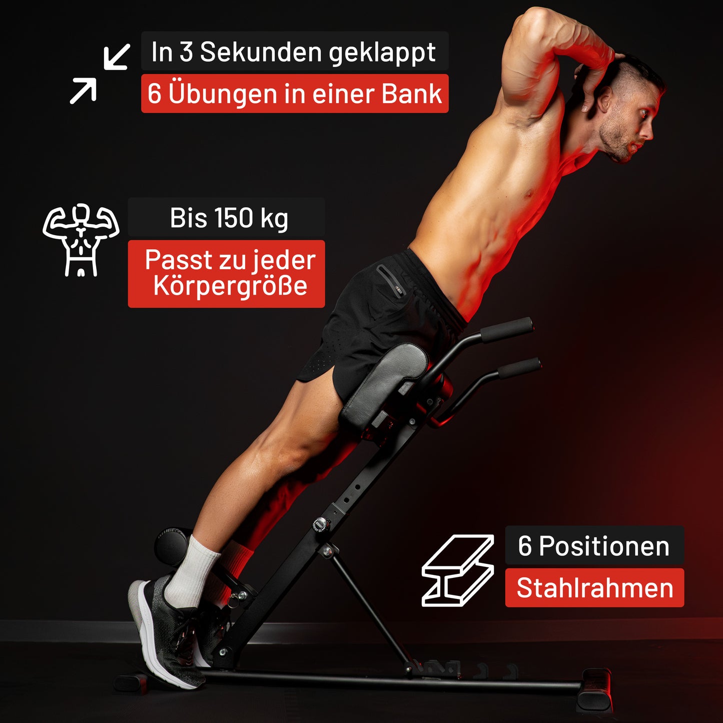 Rückentrainer - Klappbar