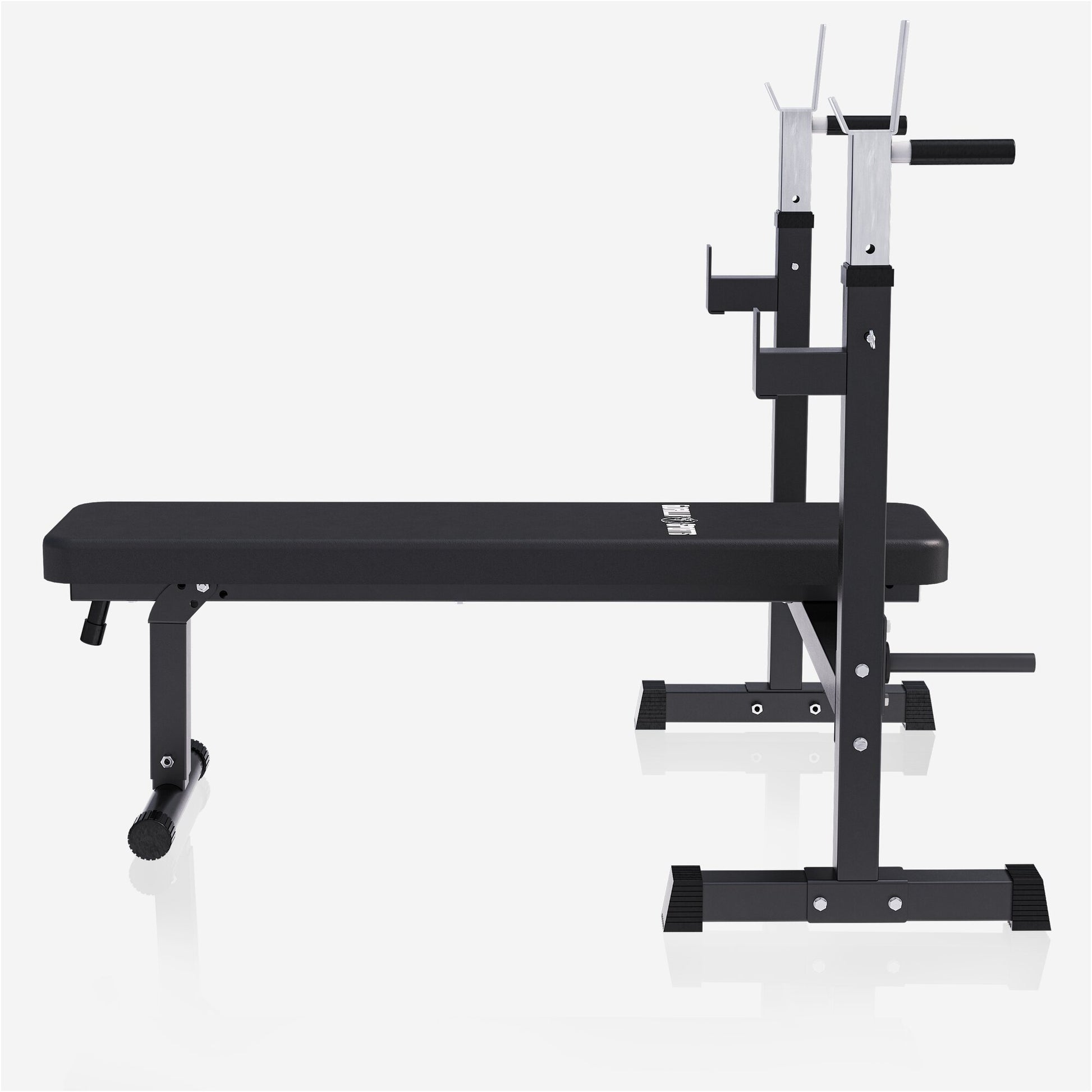 Hantelbank mit Ablage in Schwarz - Gorilla Sports DE