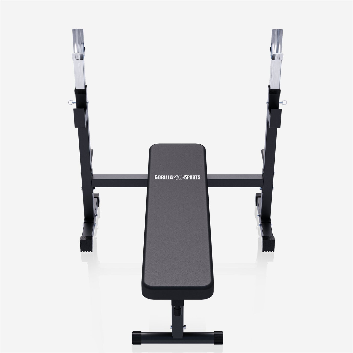 Hantelbank mit Ablage in Schwarz - Gorilla Sports DE