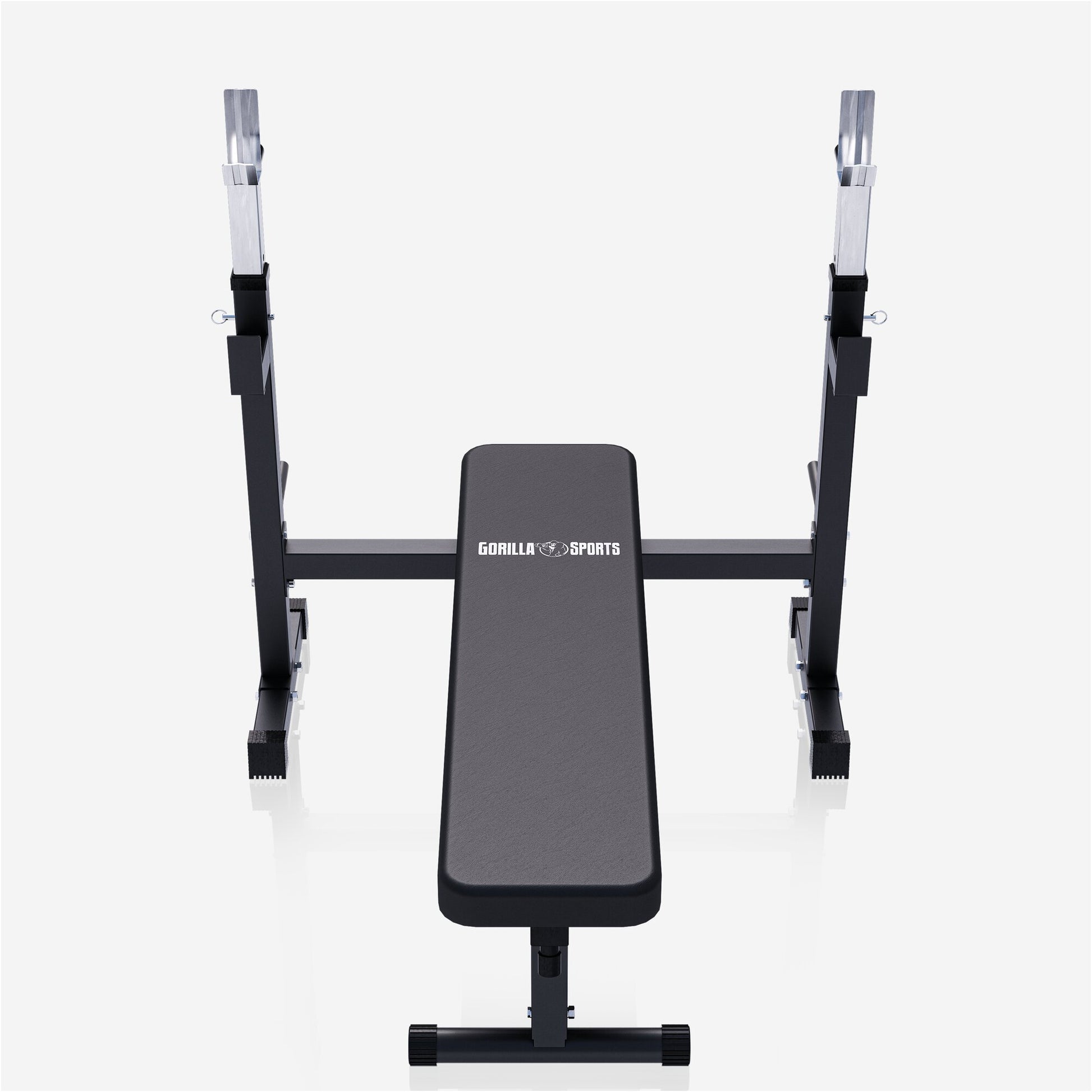 Hantelbank mit Ablage in Schwarz - Gorilla Sports DE