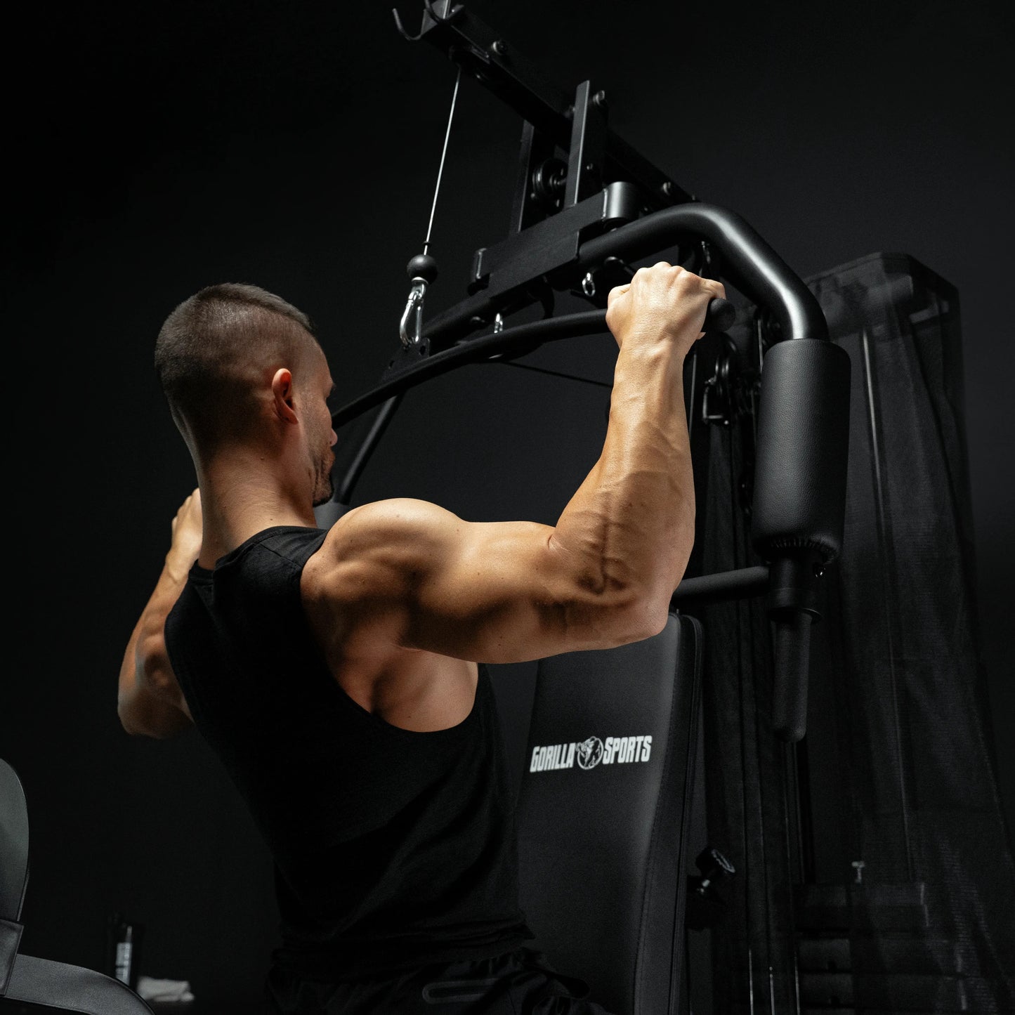 Kraftstation Home Gym inkl. Steckgewichte - Gorilla Sports DE