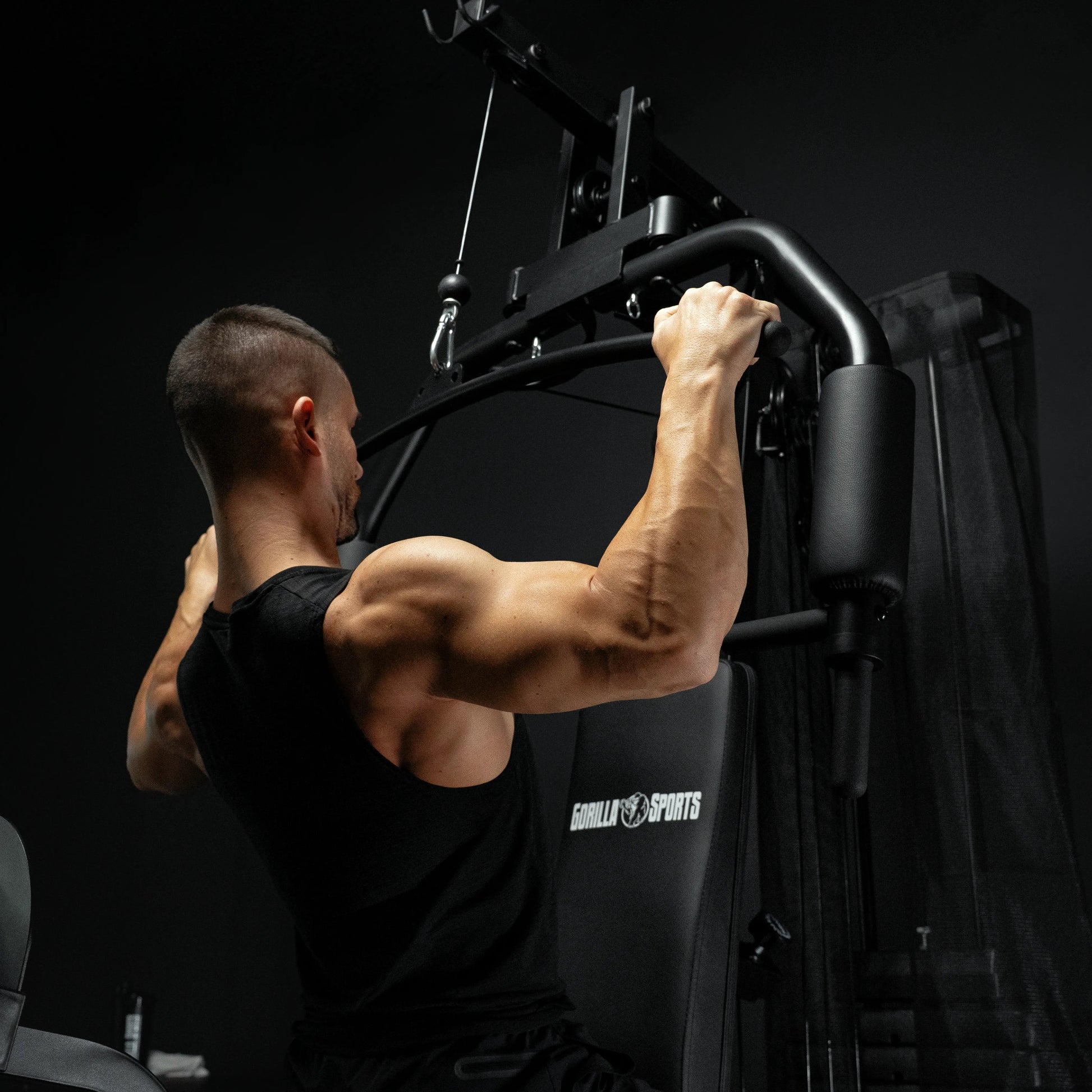 Kraftstation Home Gym inkl. Steckgewichte - Gorilla Sports DE