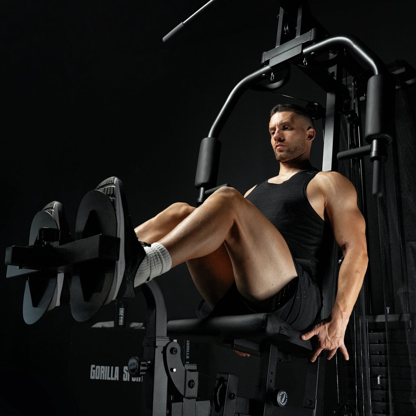 Kraftstation Home Gym inkl. Steckgewichte - Gorilla Sports DE