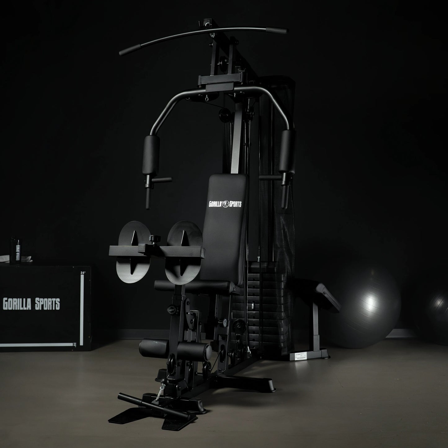 Kraftstation Home Gym inkl. Steckgewichte - Gorilla Sports DE