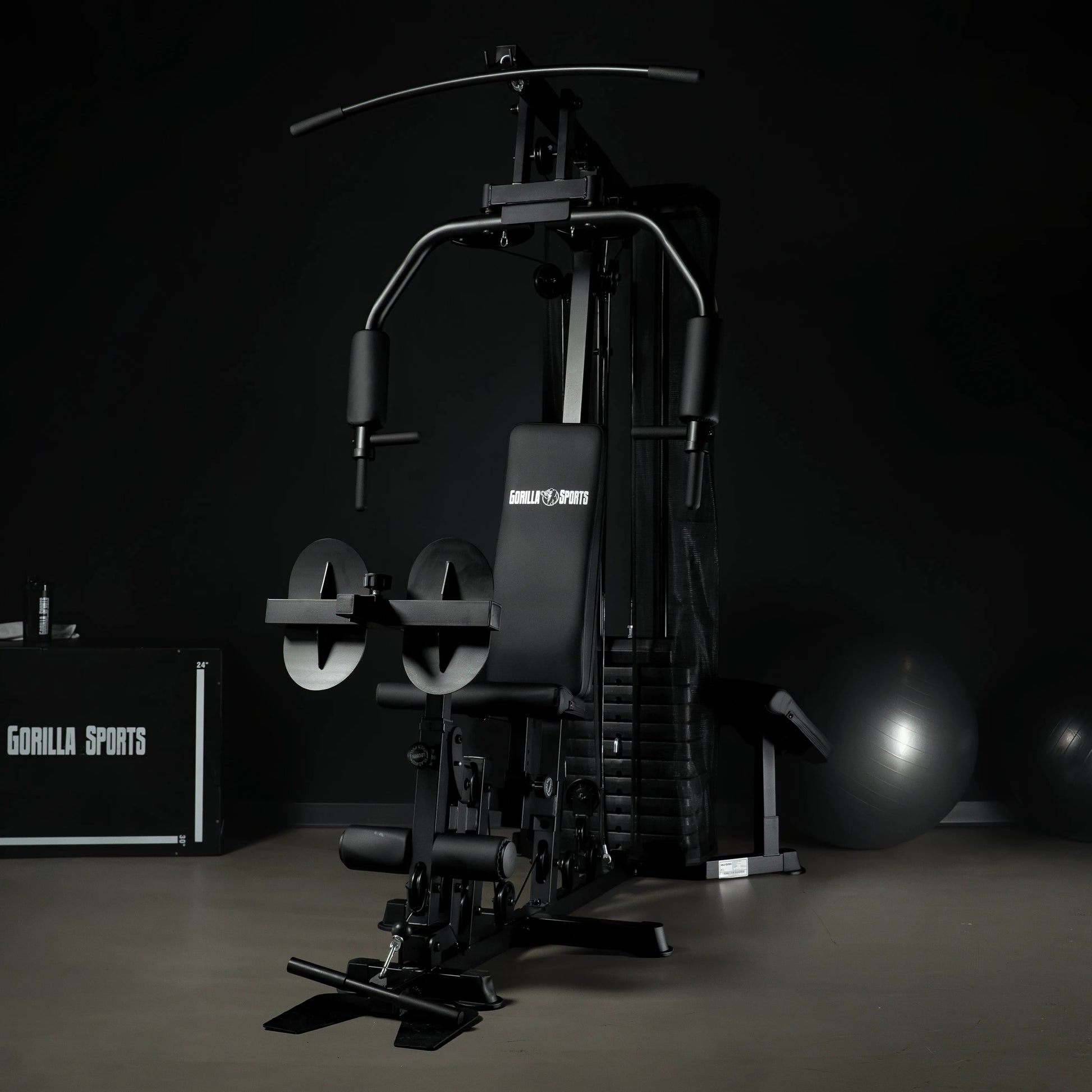 Kraftstation Home Gym inkl. Steckgewichte - Gorilla Sports DE