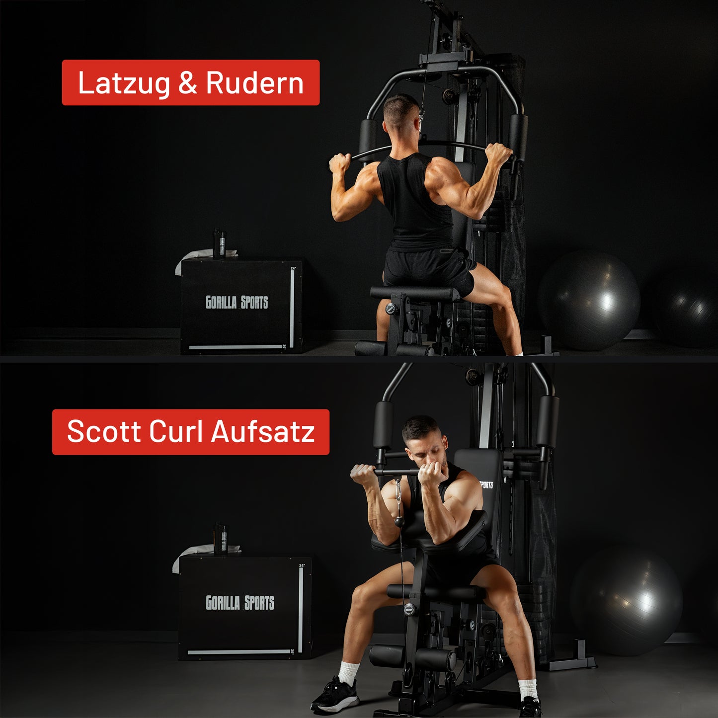 Kraftstation Home Gym inkl, Steckgewichte