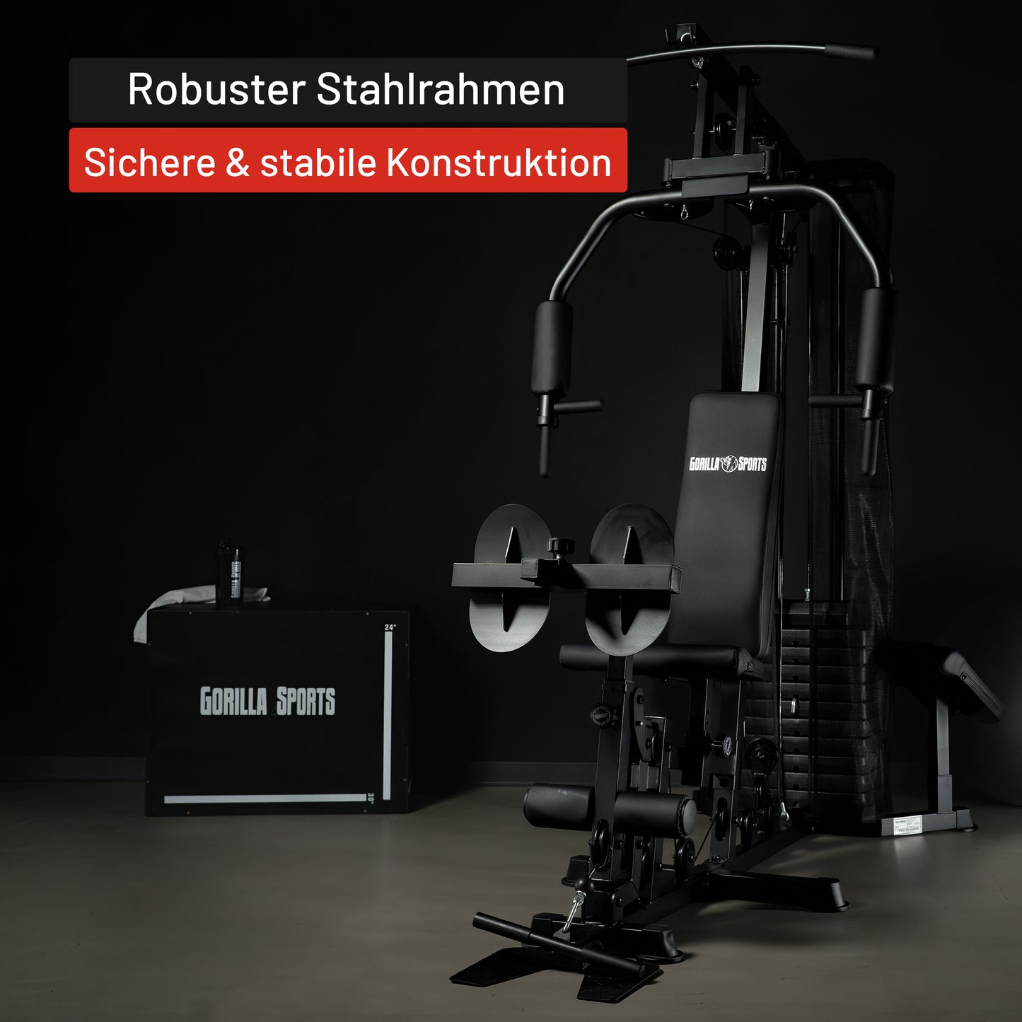 Kraftstation Home Gym inkl, Steckgewichte
