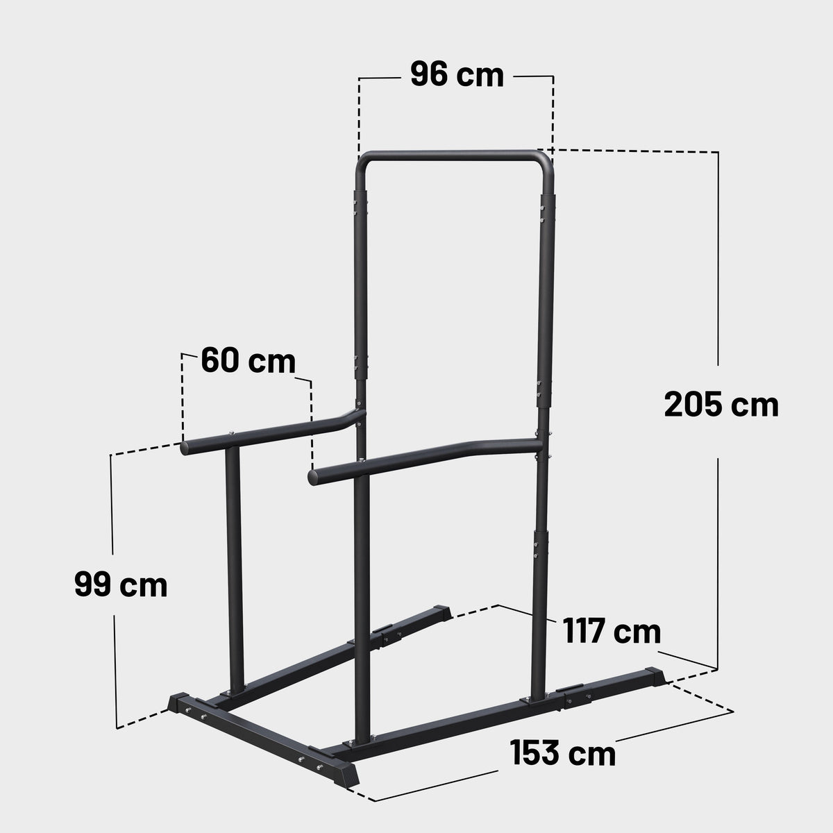 Power Tower Klimmzug Dip Station