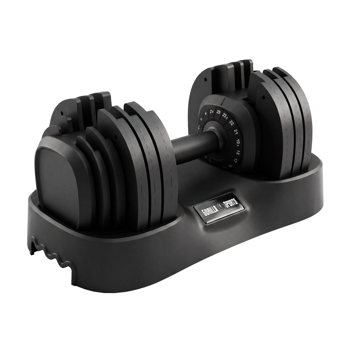 Kurzhantel verstellbar 25 kg inkl. Ablage