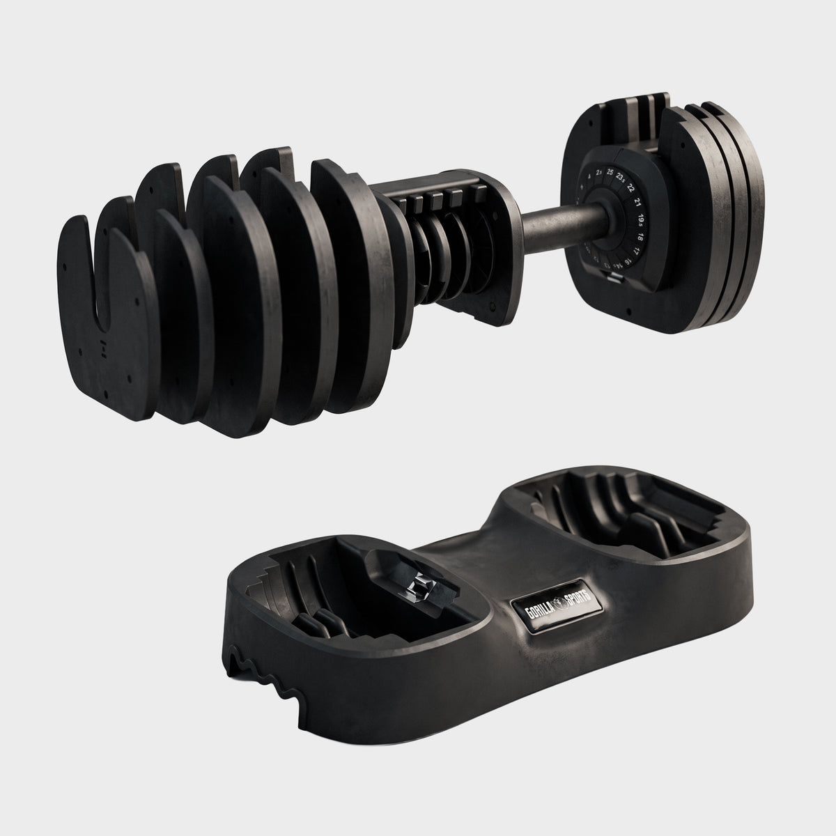 Kurzhantel verstellbar 25 kg inkl. Ablage