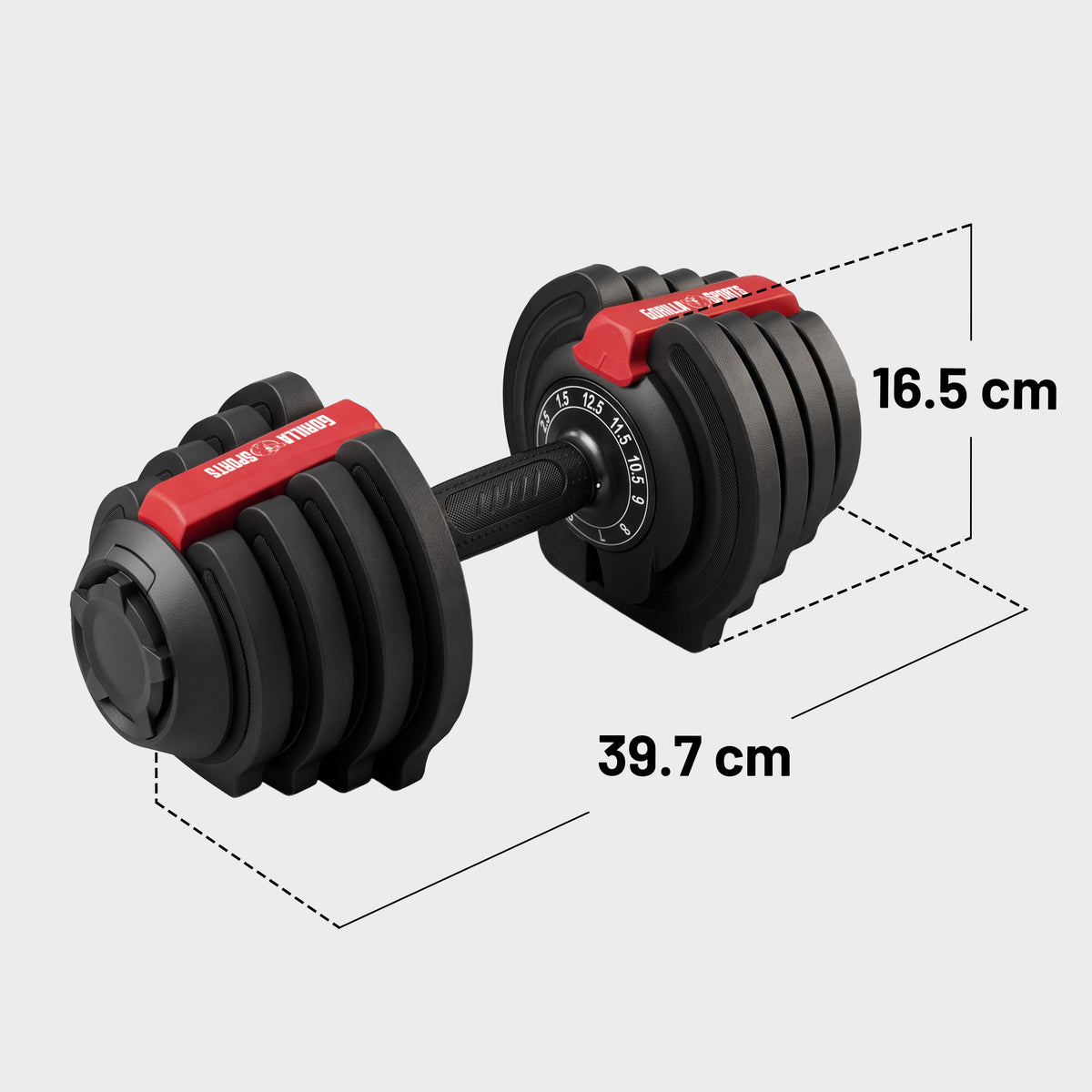 Verstellbare Hanteln 25 kg (2 x 12,5 kg)