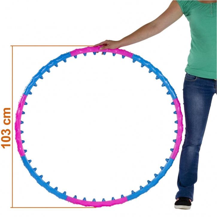 Hip Hoop Reifen, Massagenoppen und Magnete, Ø 103 - 110 cm