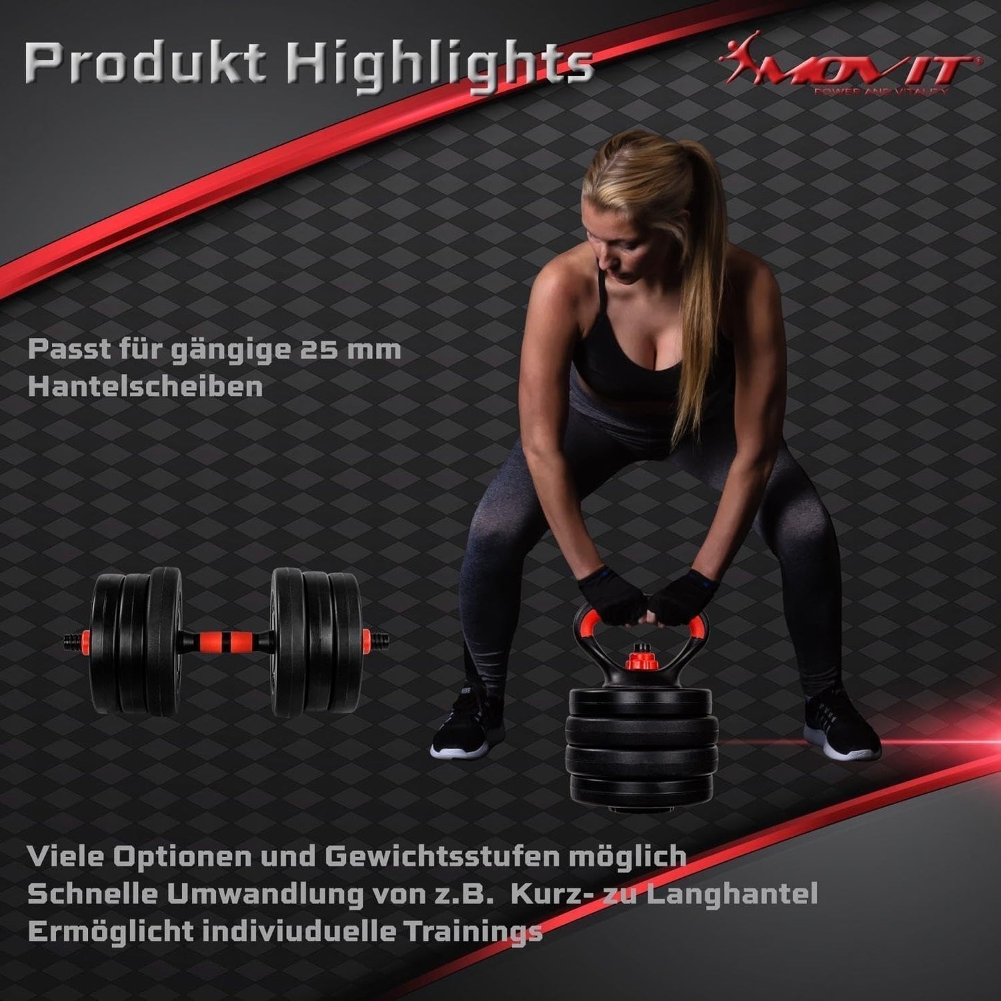 Hantelset 6in1 20 - 30 kg
