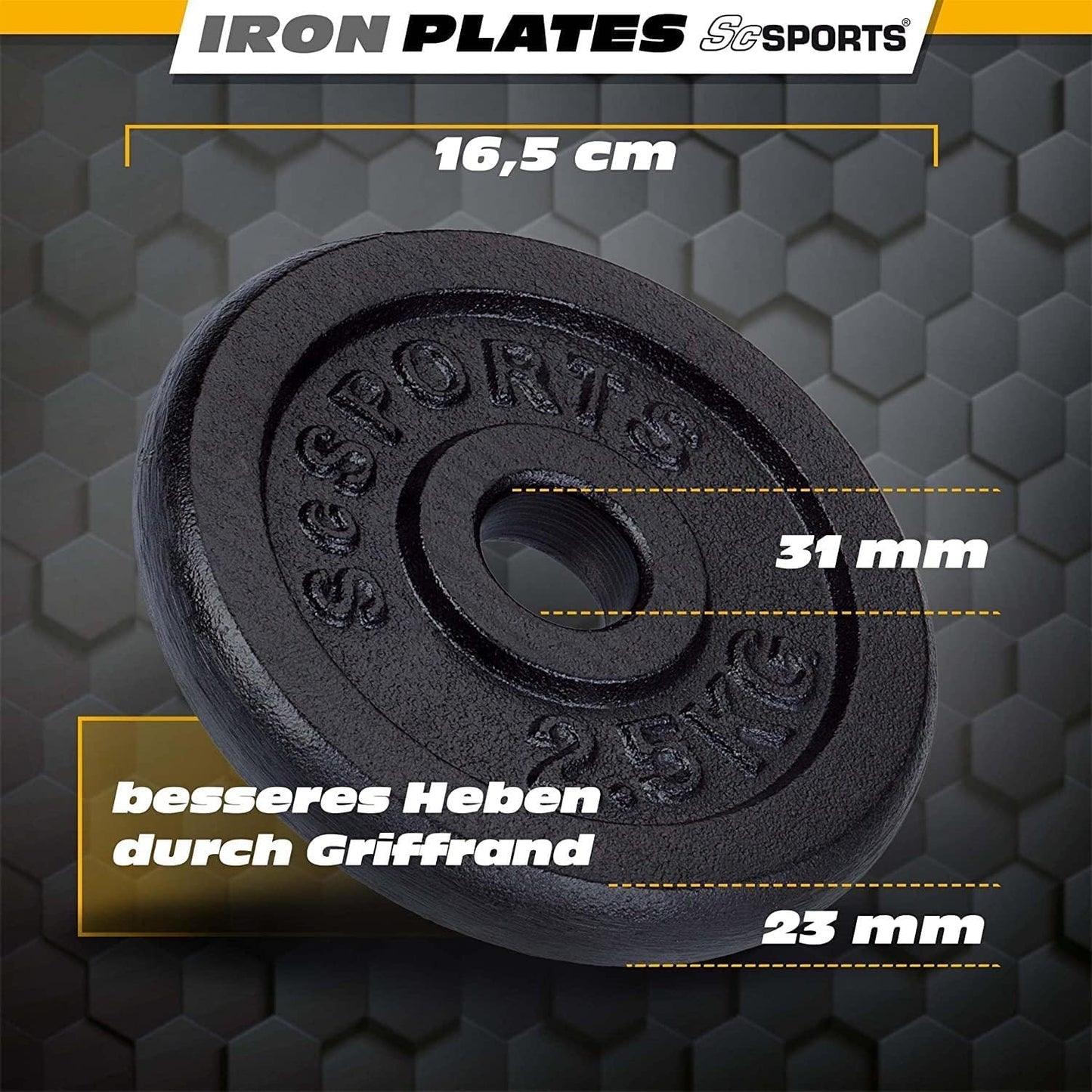 Kurzhantel Set Gusseisen 70 kg