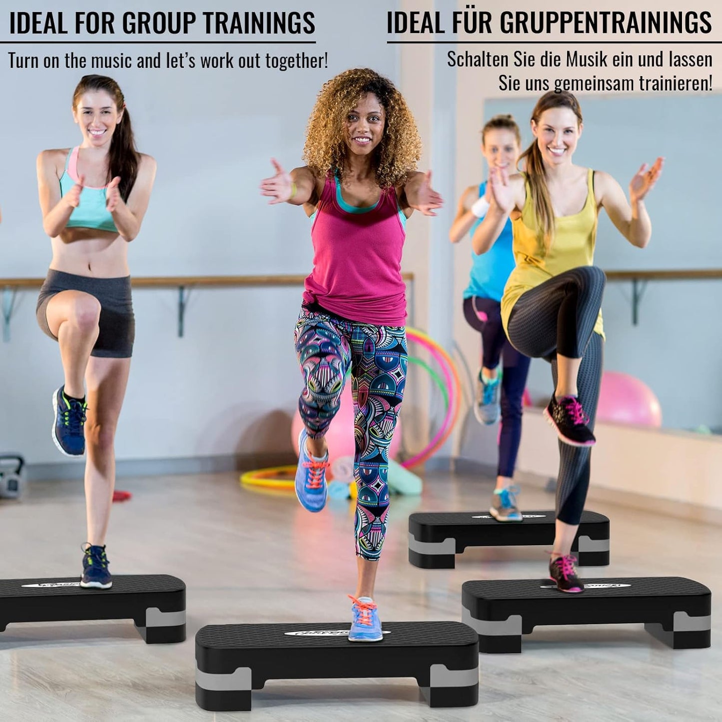 Steppbrett Aerobic 3 Stufen