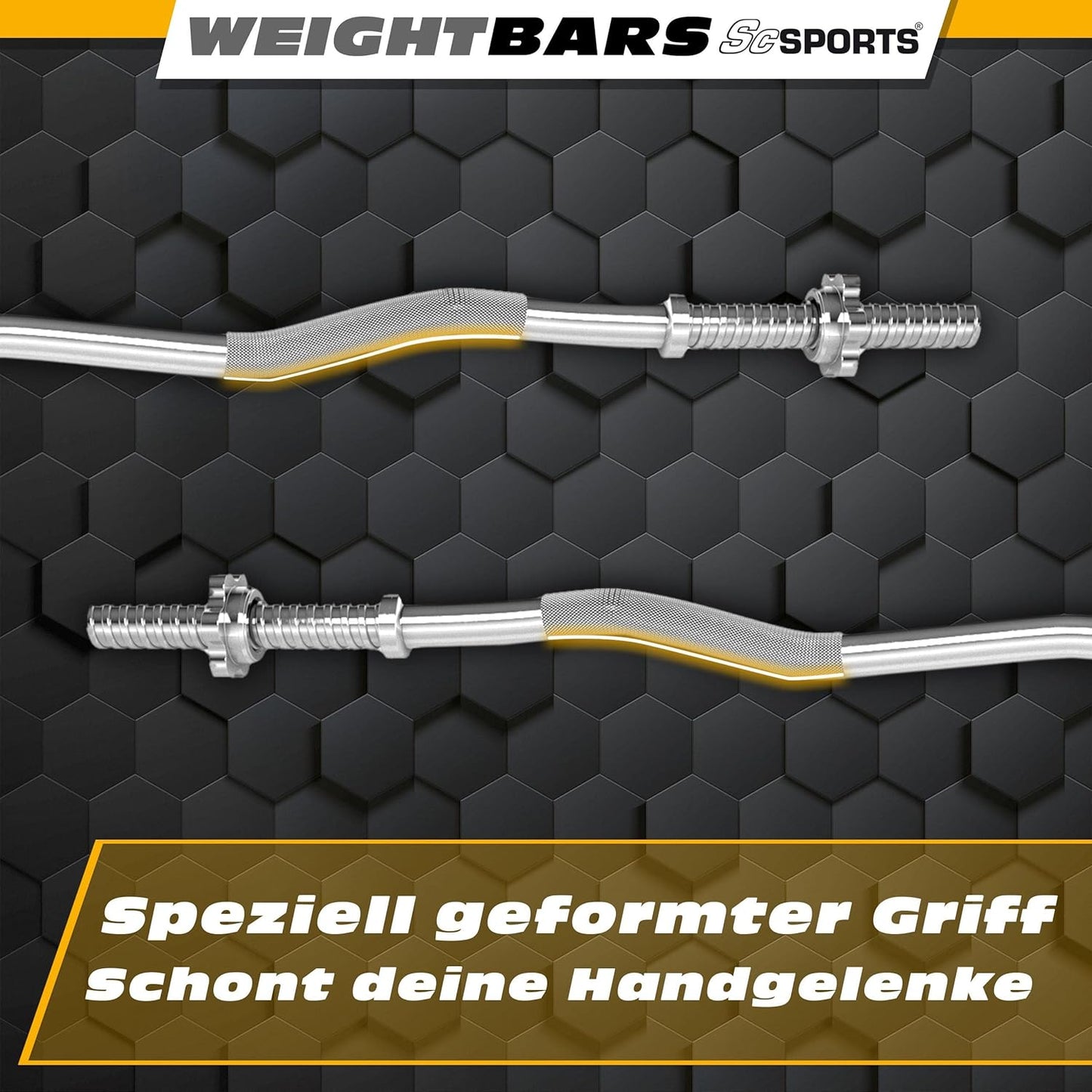 SZ Curlstange 120 cm 30/31 mm - Gorilla Sports DE