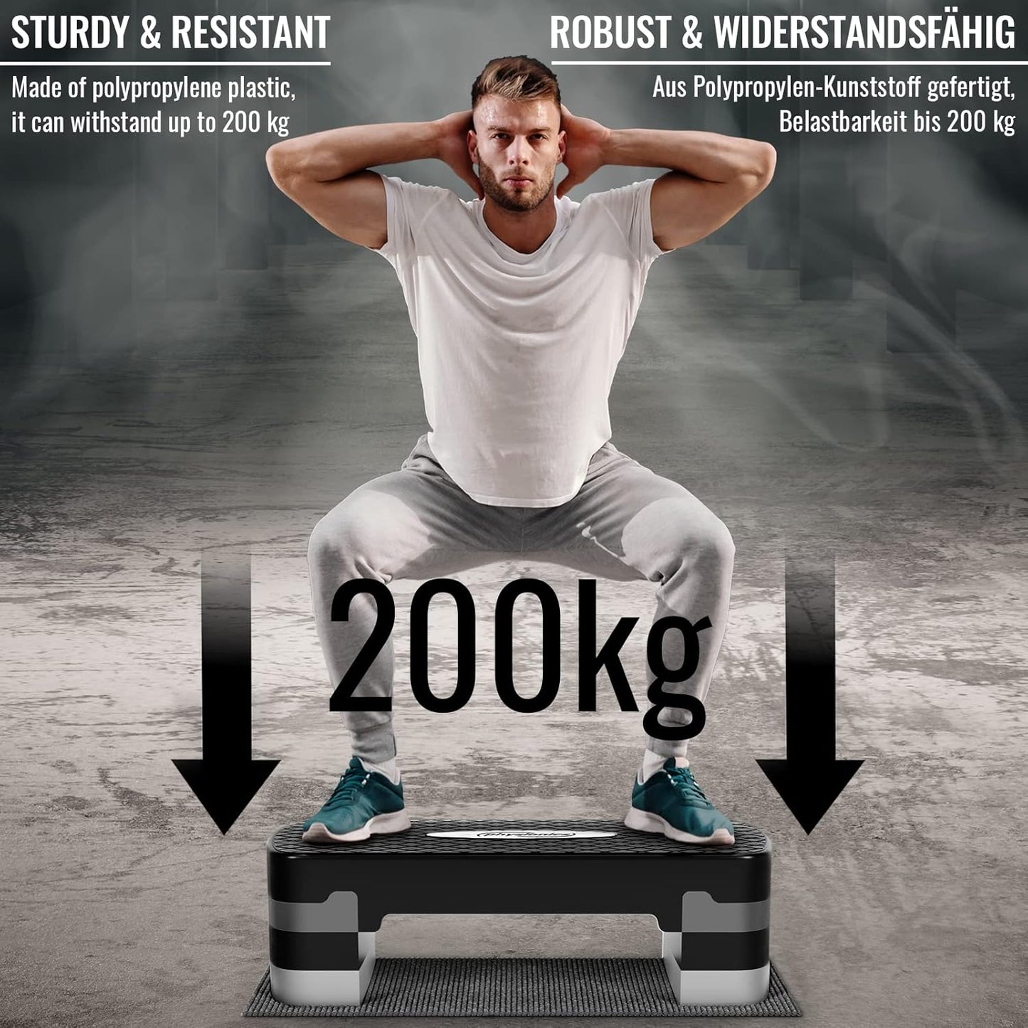 Steppbrett Aerobic 3 Stufen