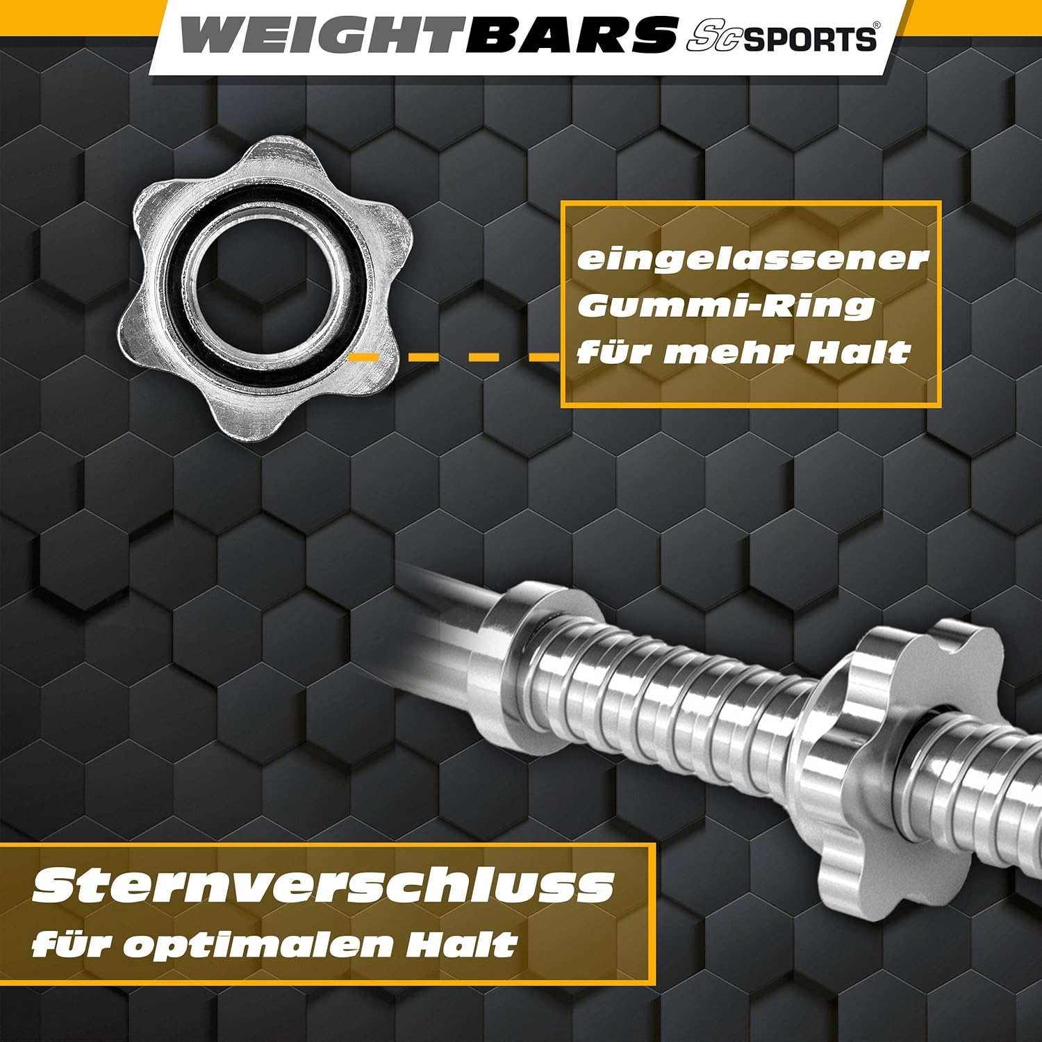 SZ Curlstange 120 cm 30/31 mm - Gorilla Sports DE