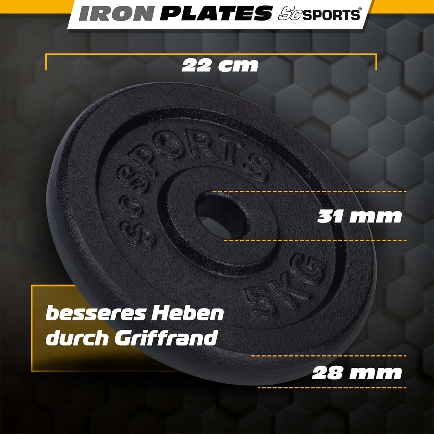 Kurzhantel Set Gusseisen 70 kg