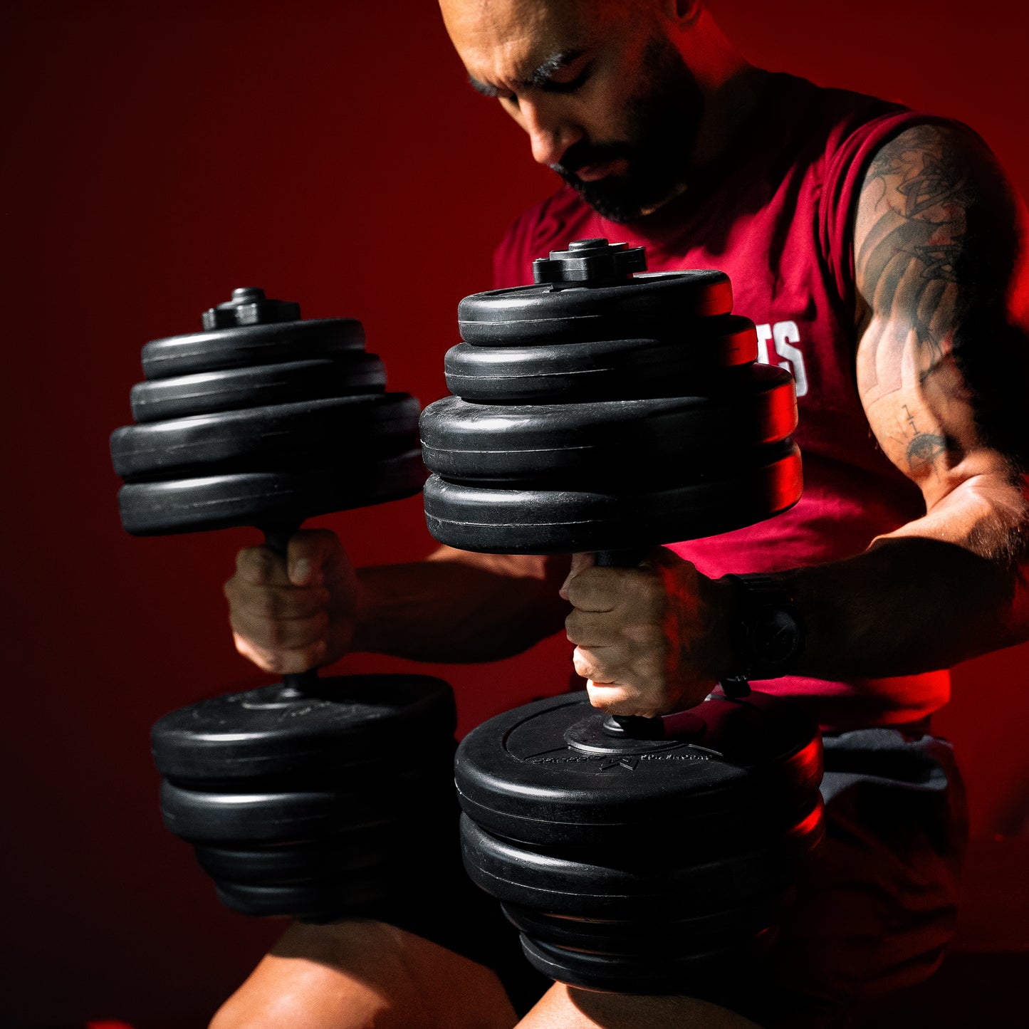 E-Series Kurzhantelset 25 mm Kunststoff 30 kg