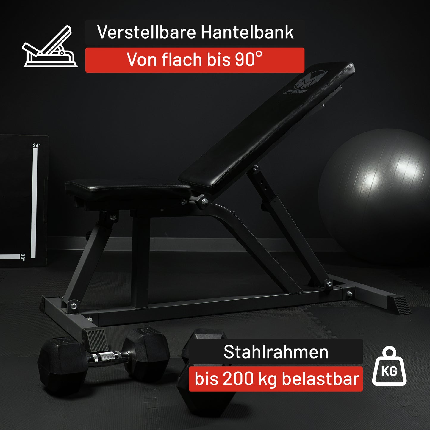 Schrägbank E-Series verstellbar