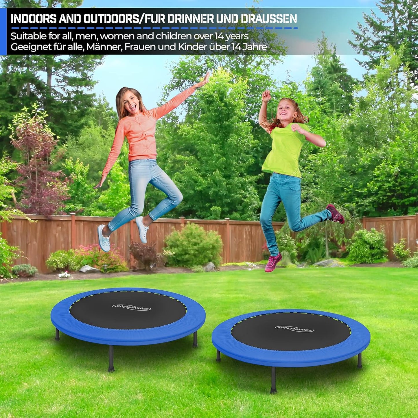 Fitness Trampolin 81 - 122 cm