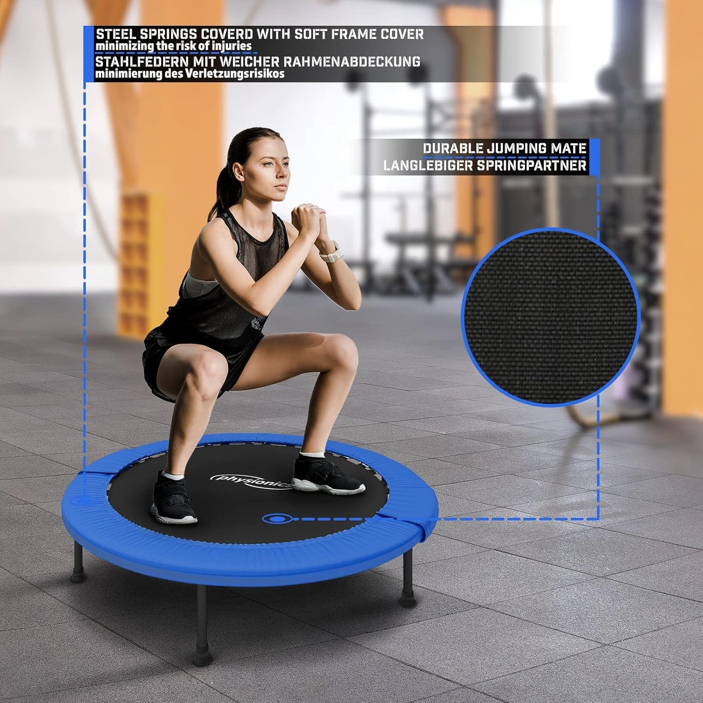 Fitness Trampolin 81 - 122 cm